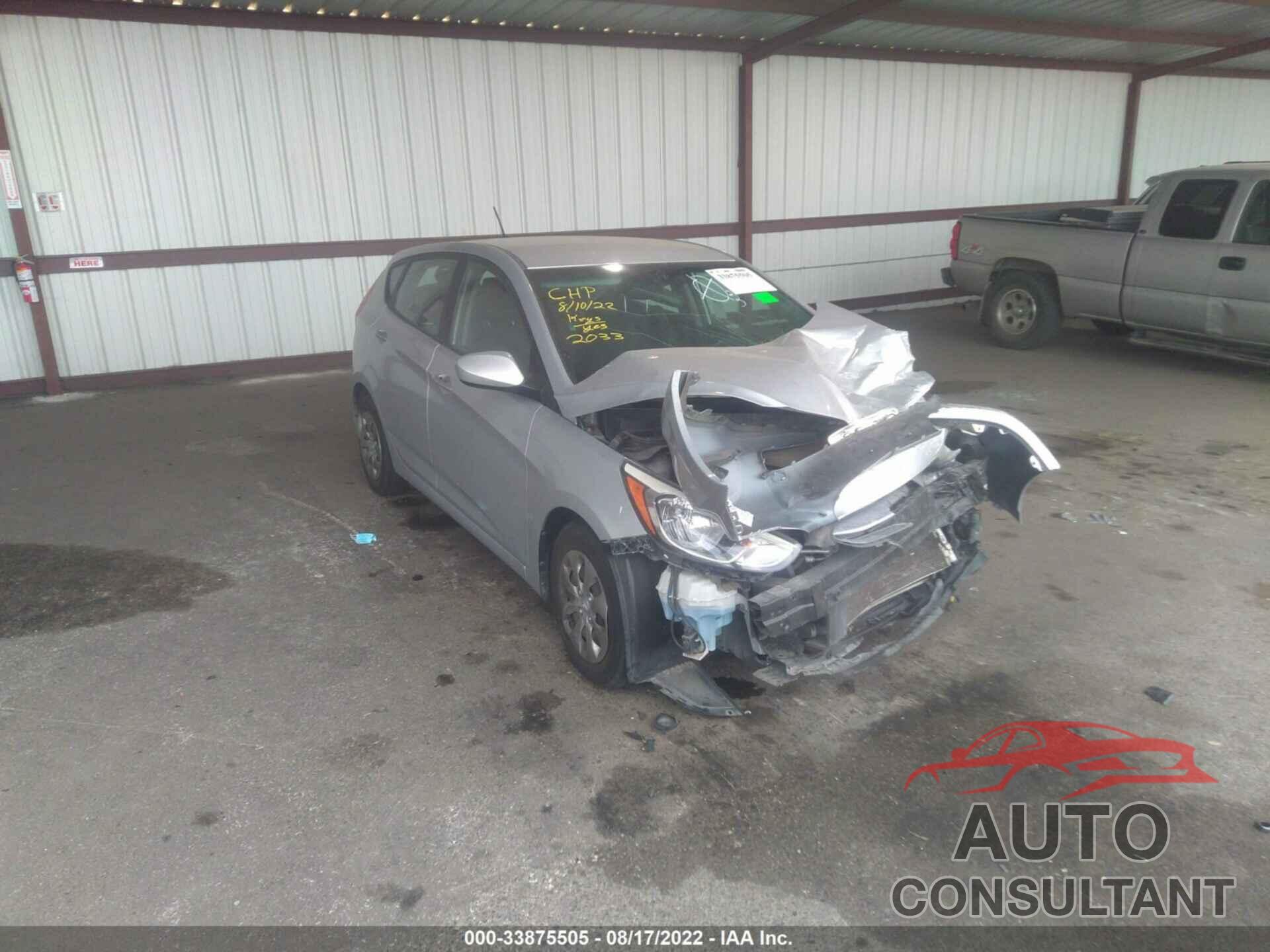 HYUNDAI ACCENT 2017 - KMHCT5AE3HU311000