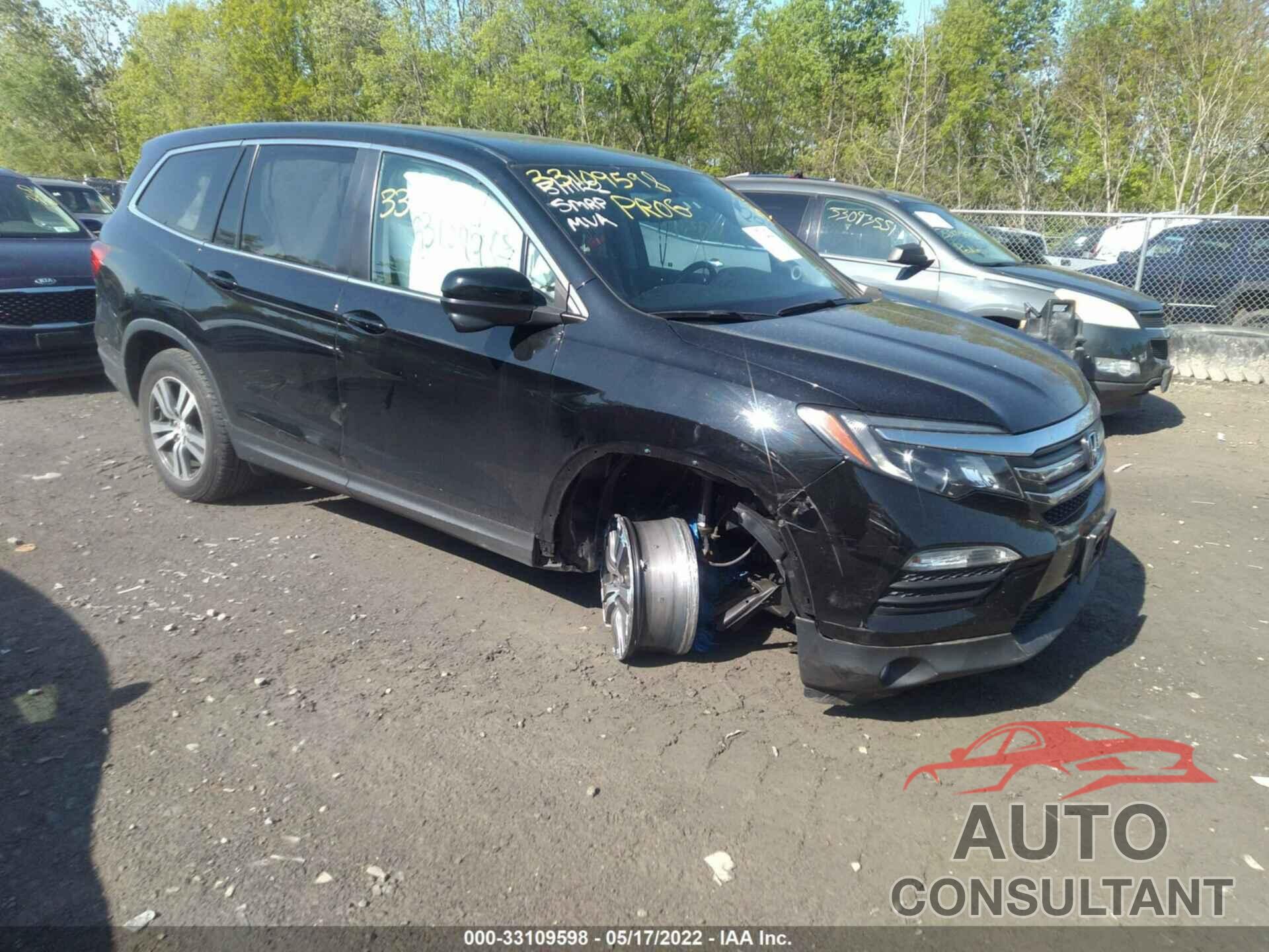 HONDA PILOT 2017 - 5FNYF6H50HB037177