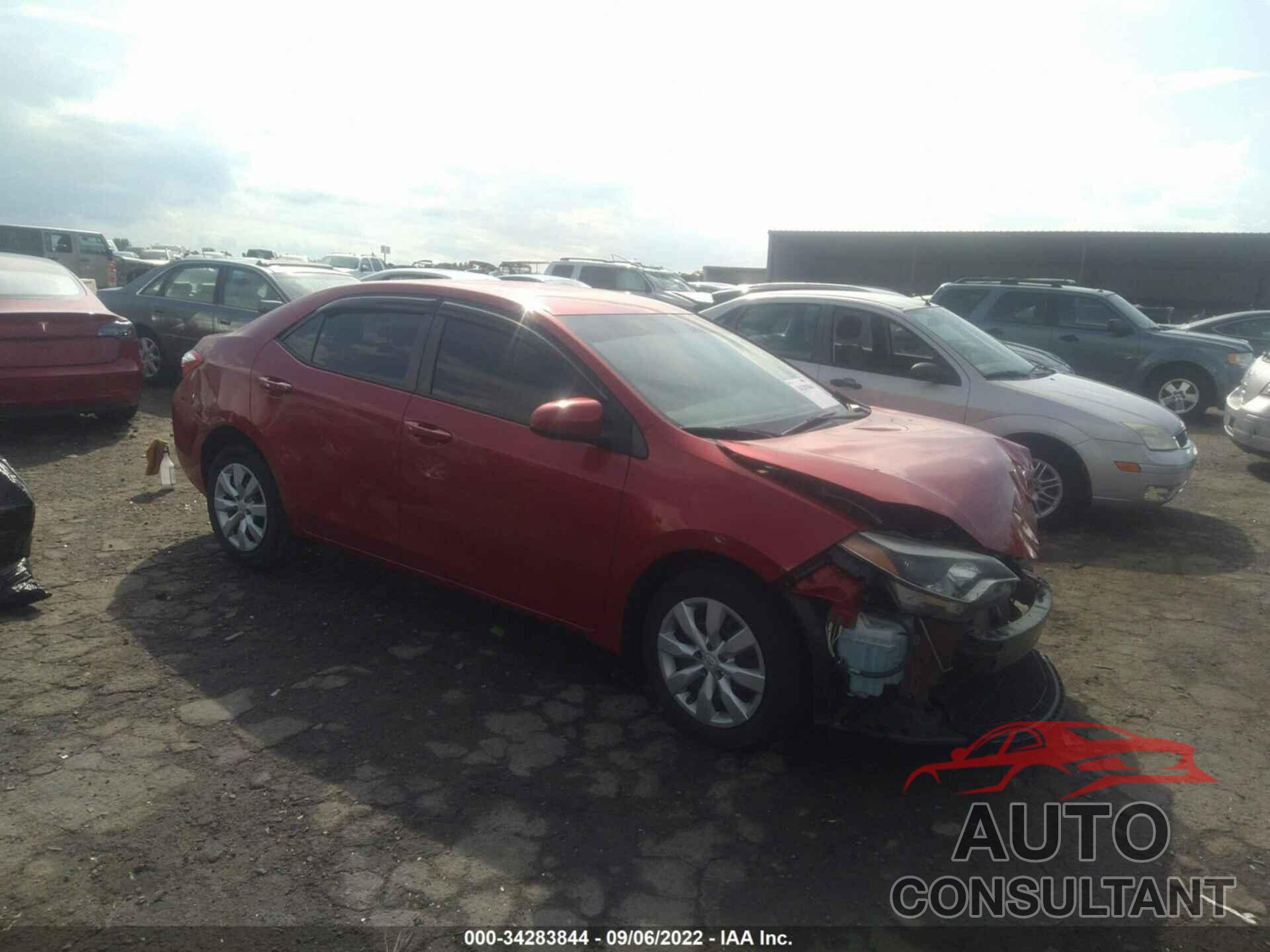 TOYOTA COROLLA 2016 - 5YFBURHE4GP461851