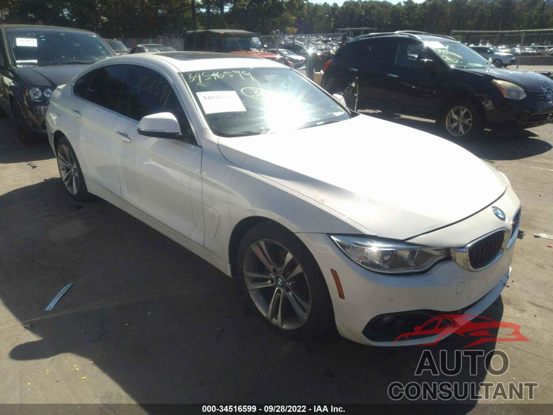 BMW 4 SERIES 2016 - WBA4C9C55GG139544