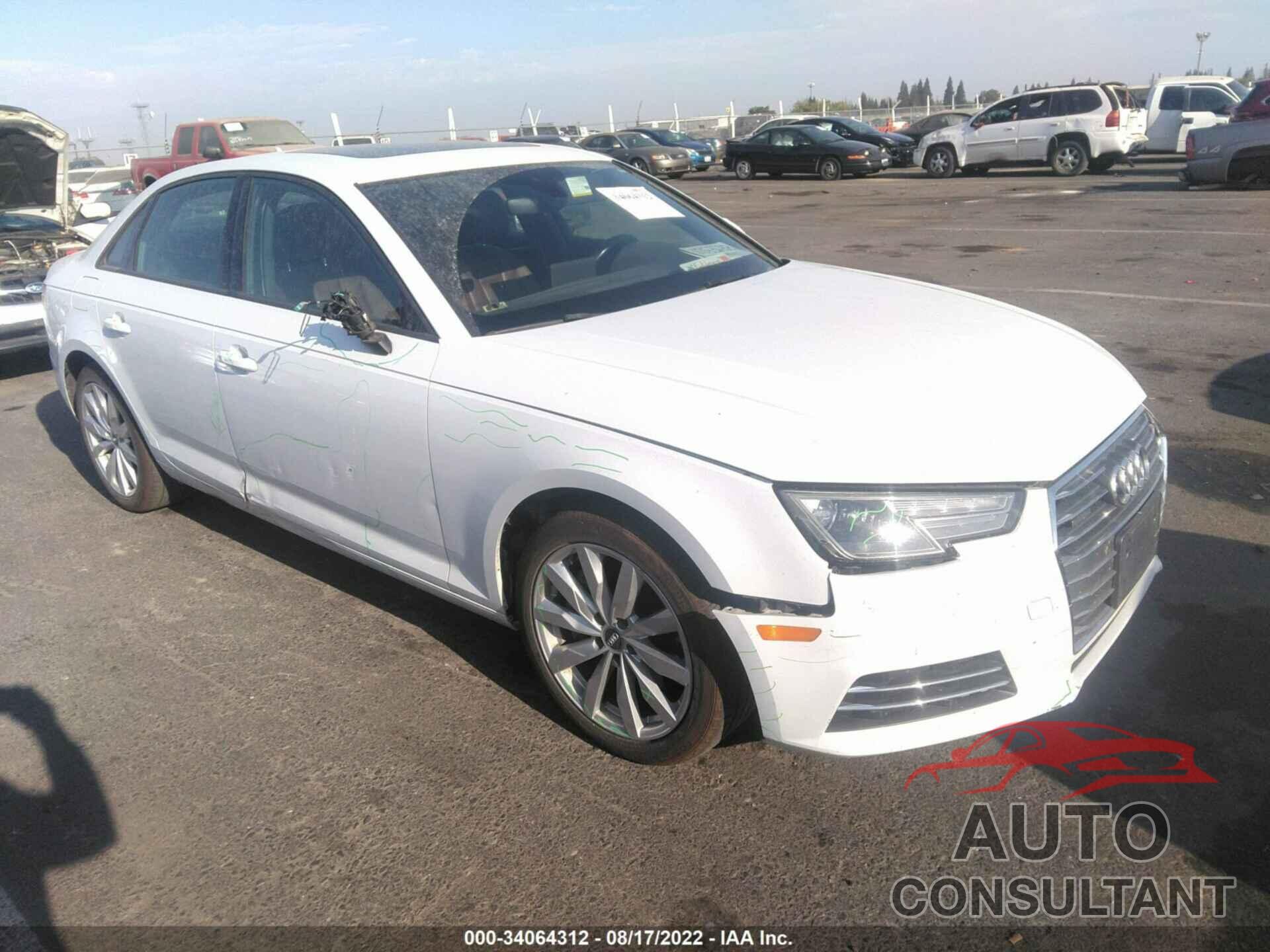 AUDI A4 2017 - WAUANAF43HN029638