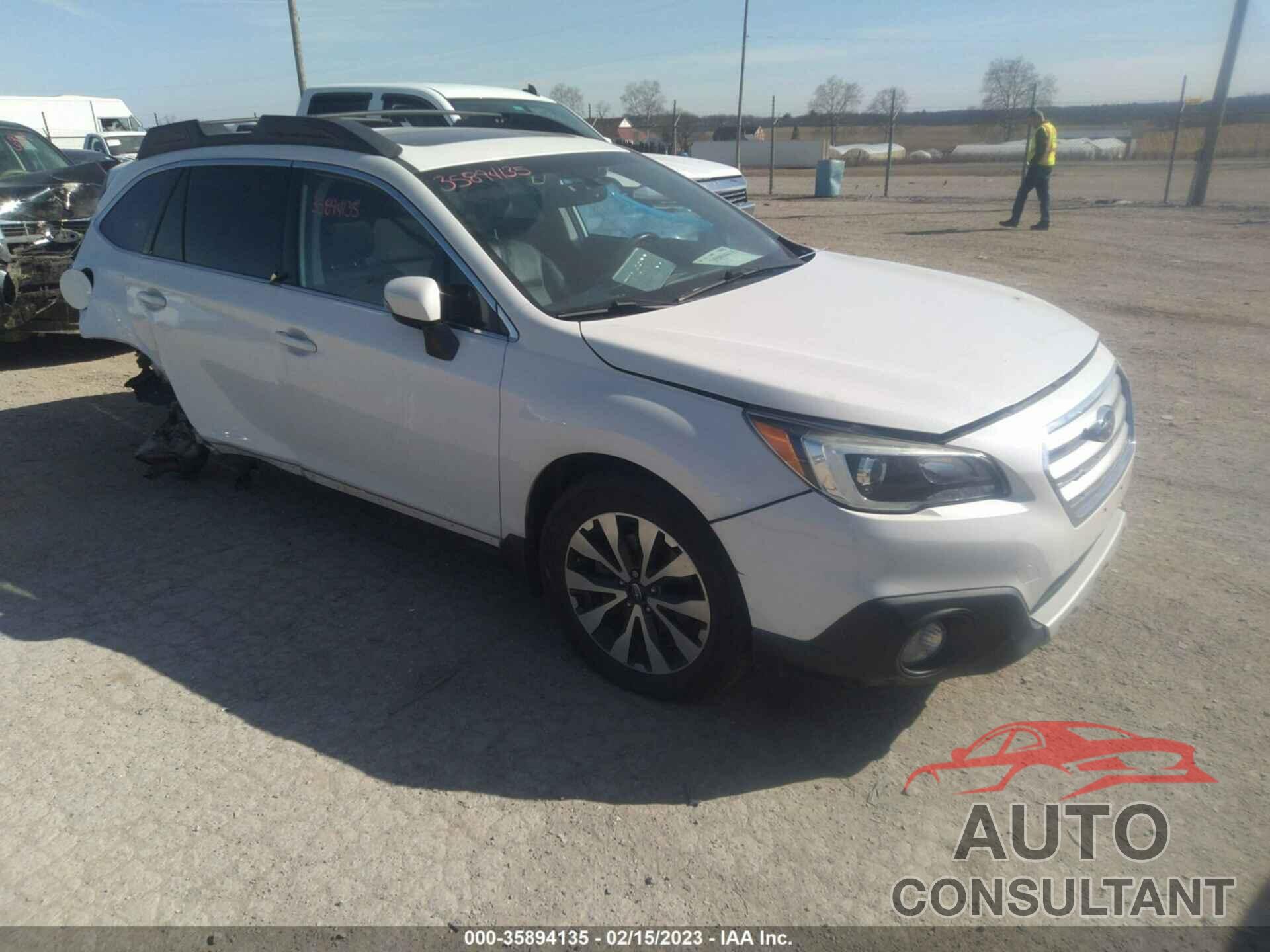 SUBARU OUTBACK 2016 - 4S4BSENCXG3344345