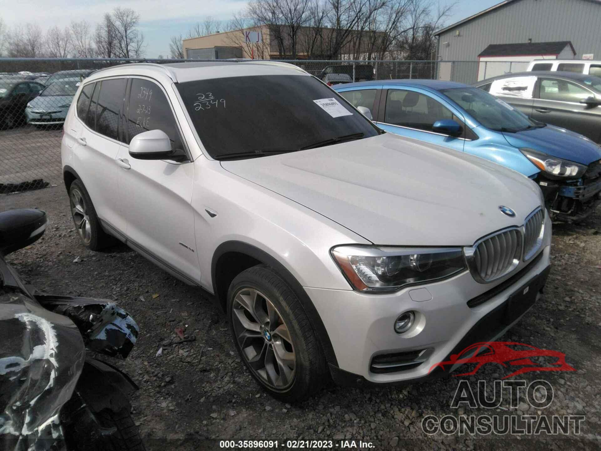 BMW X3 2016 - 5UXWX9C53G0D67021