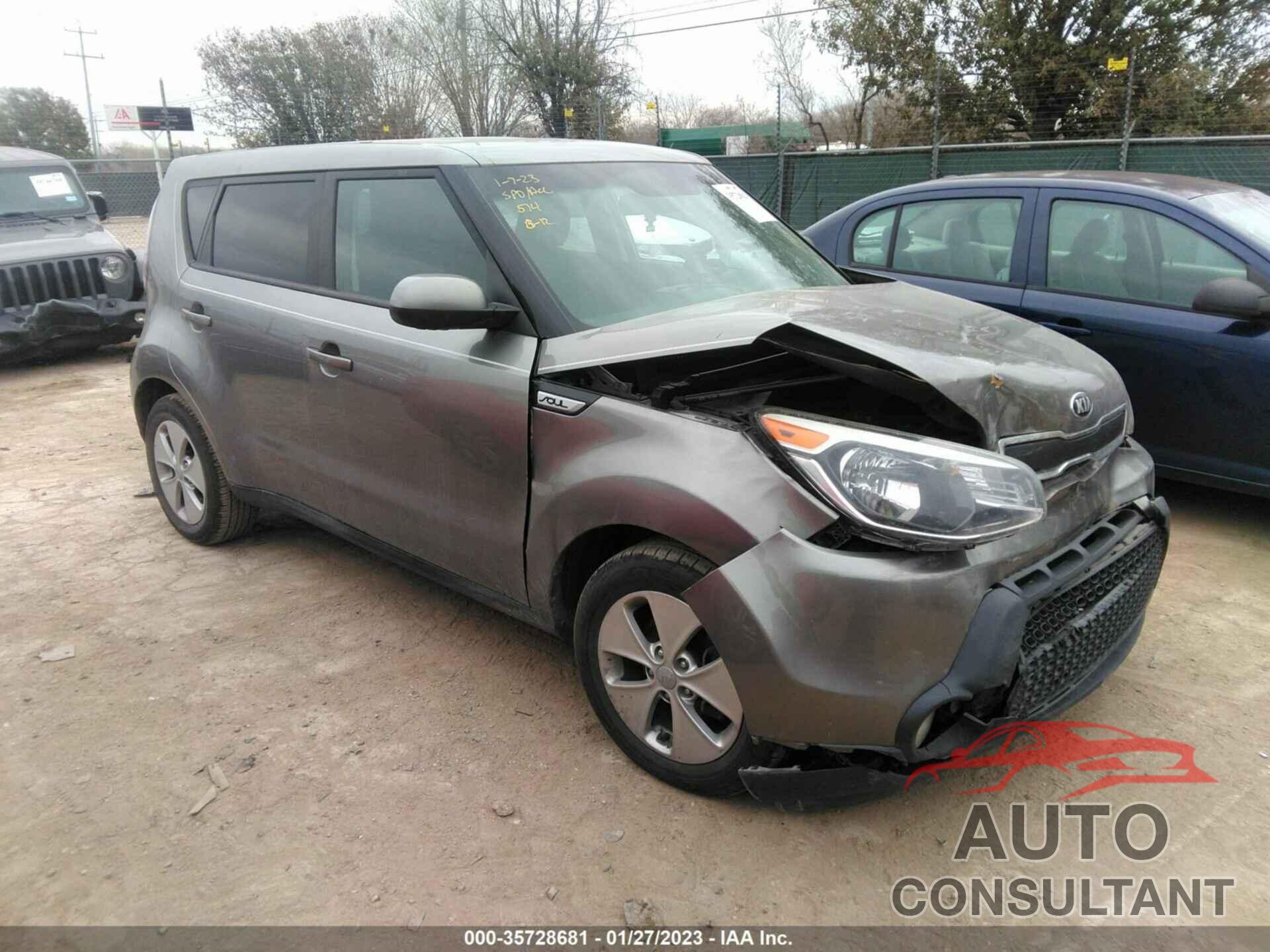 KIA SOUL 2015 - KNDJN2A23F7229287