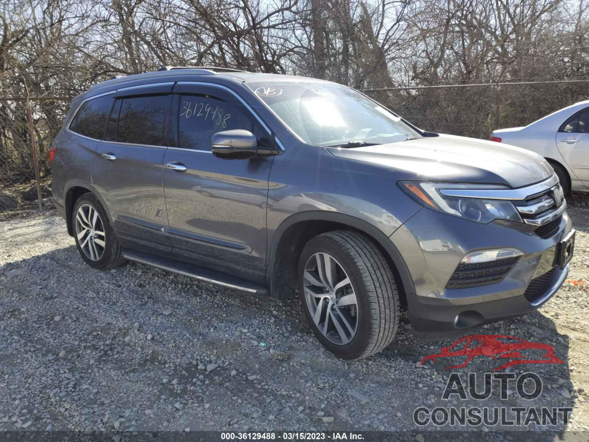 HONDA PILOT 2016 - 5FNYF6H09GB112011