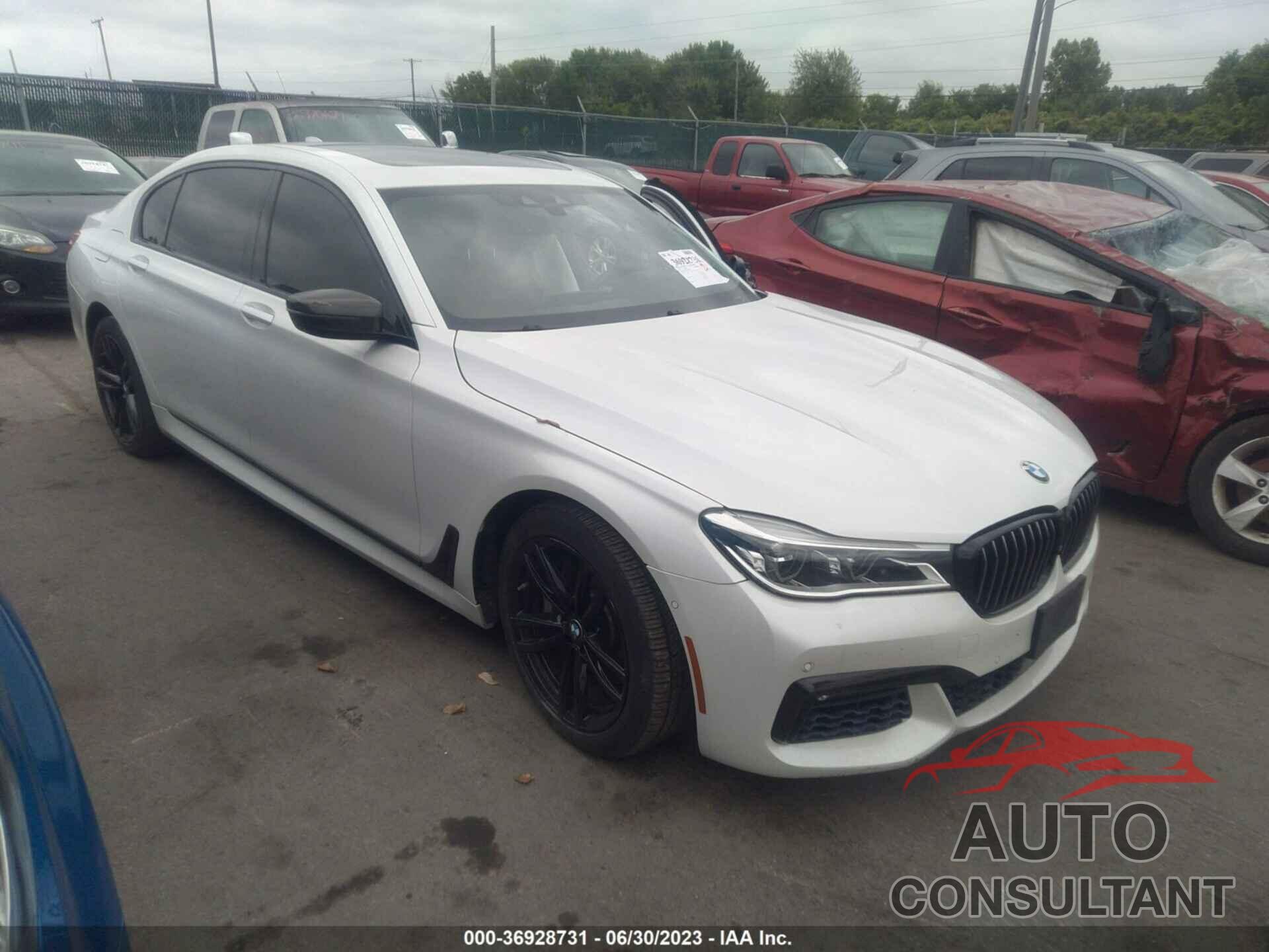 BMW 750I 2016 - WBA7F2C59GG419379