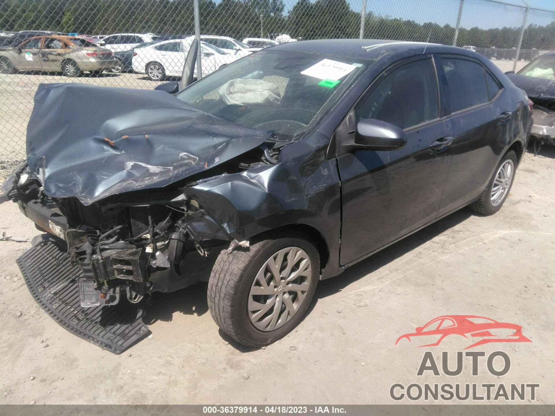 TOYOTA COROLLA 2019 - 2T1BURHE1KC190353