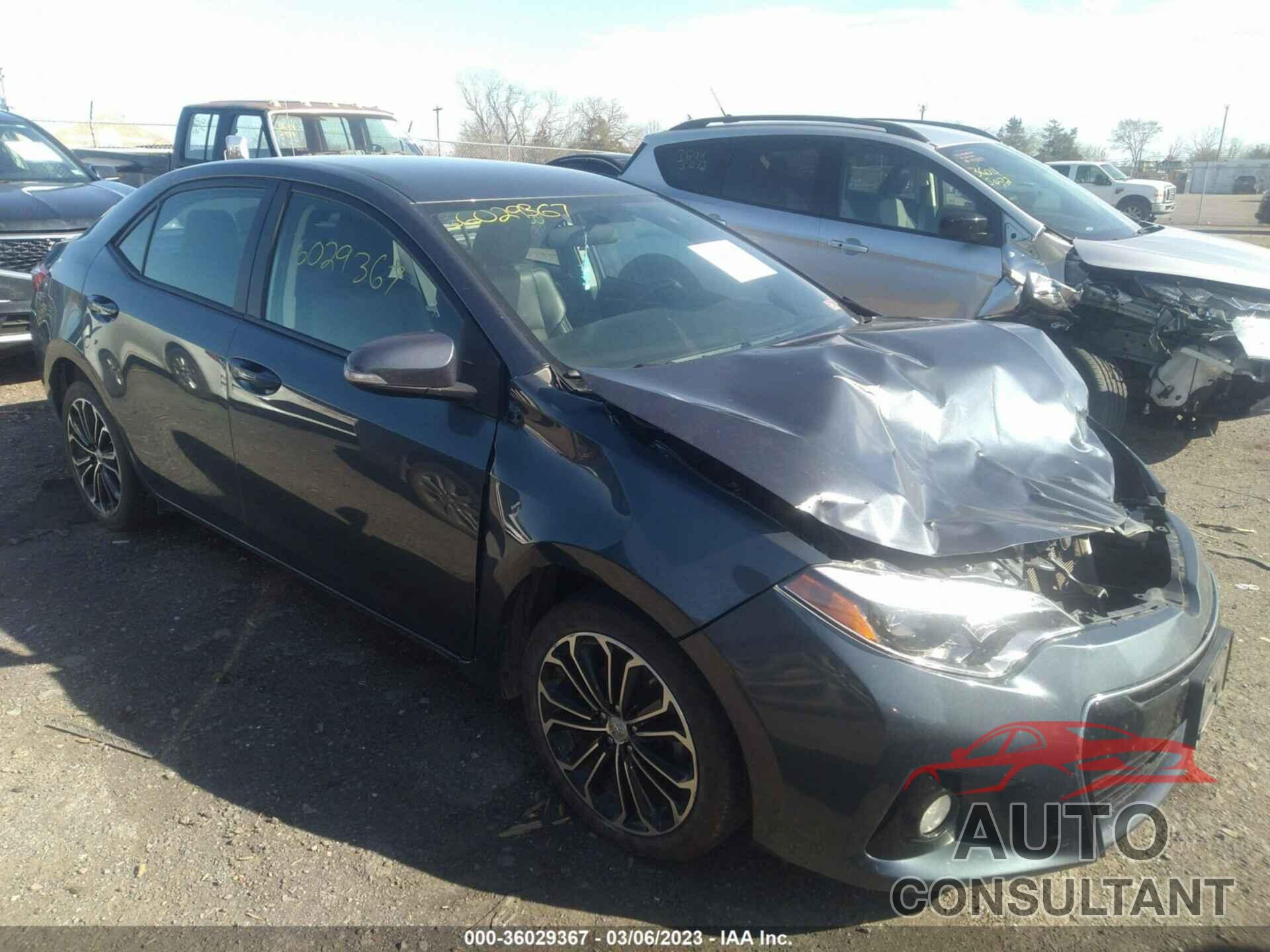TOYOTA COROLLA 2015 - 2T1BURHEXFC303335