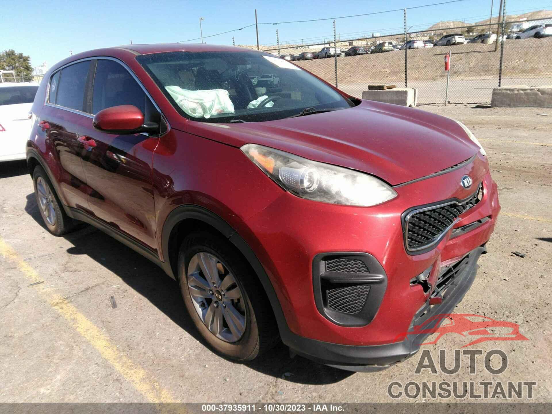 KIA SPORTAGE 2017 - KNDPM3AC7H7047154