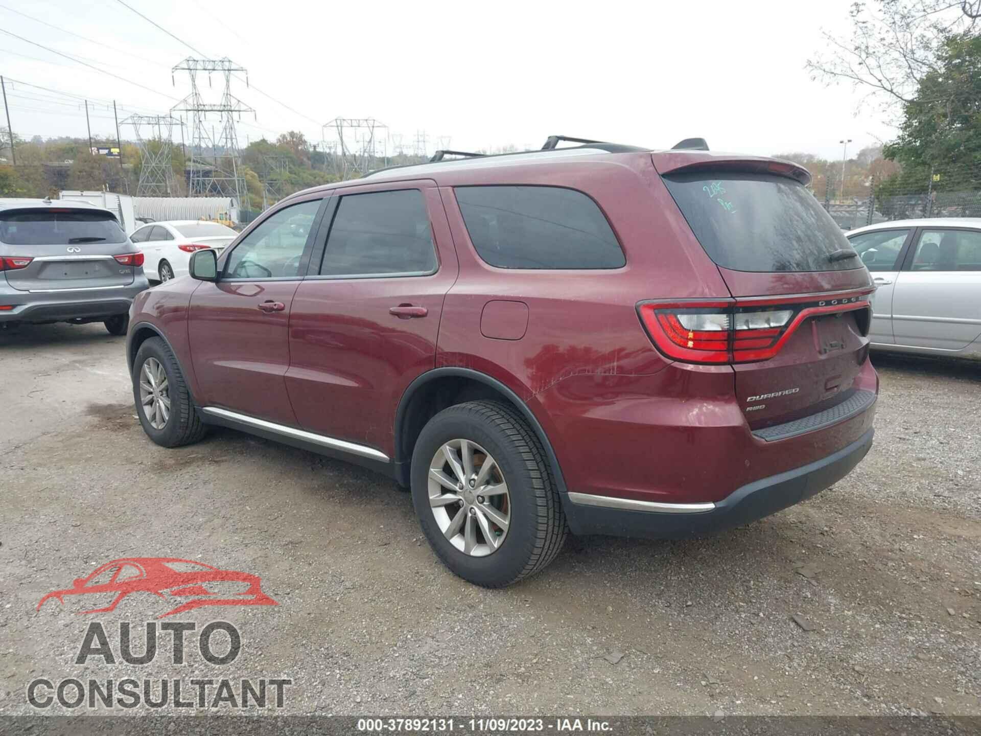 DODGE DURANGO 2017 - 1C4RDJAG9HC814638
