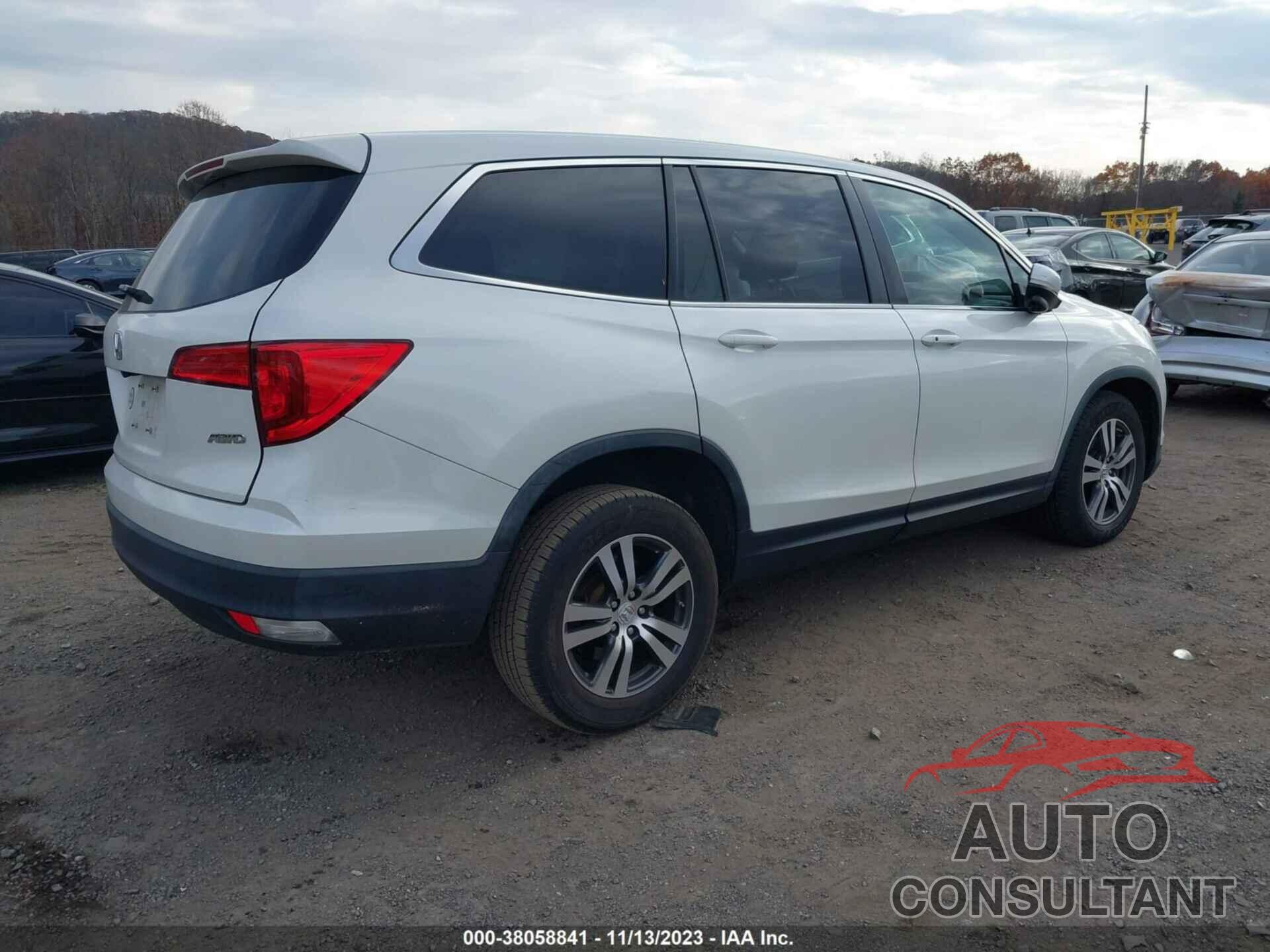 HONDA PILOT 2017 - 5FNYF6H35HB003315