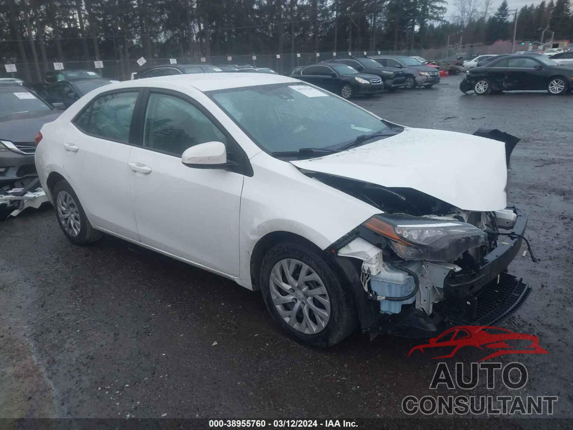 TOYOTA COROLLA 2017 - 2T1BURHE0HC846406