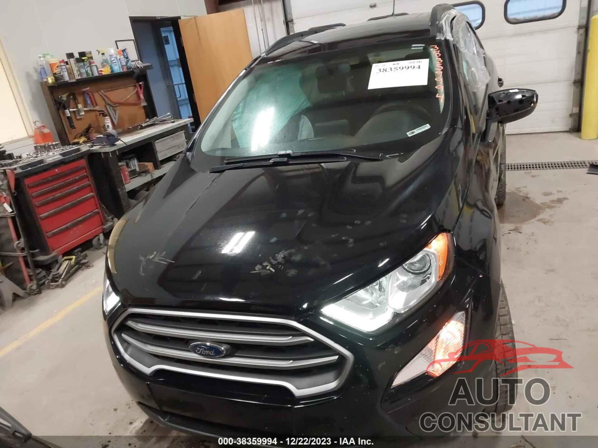 FORD ECOSPORT 2018 - MAJ6P1UL2JC189269