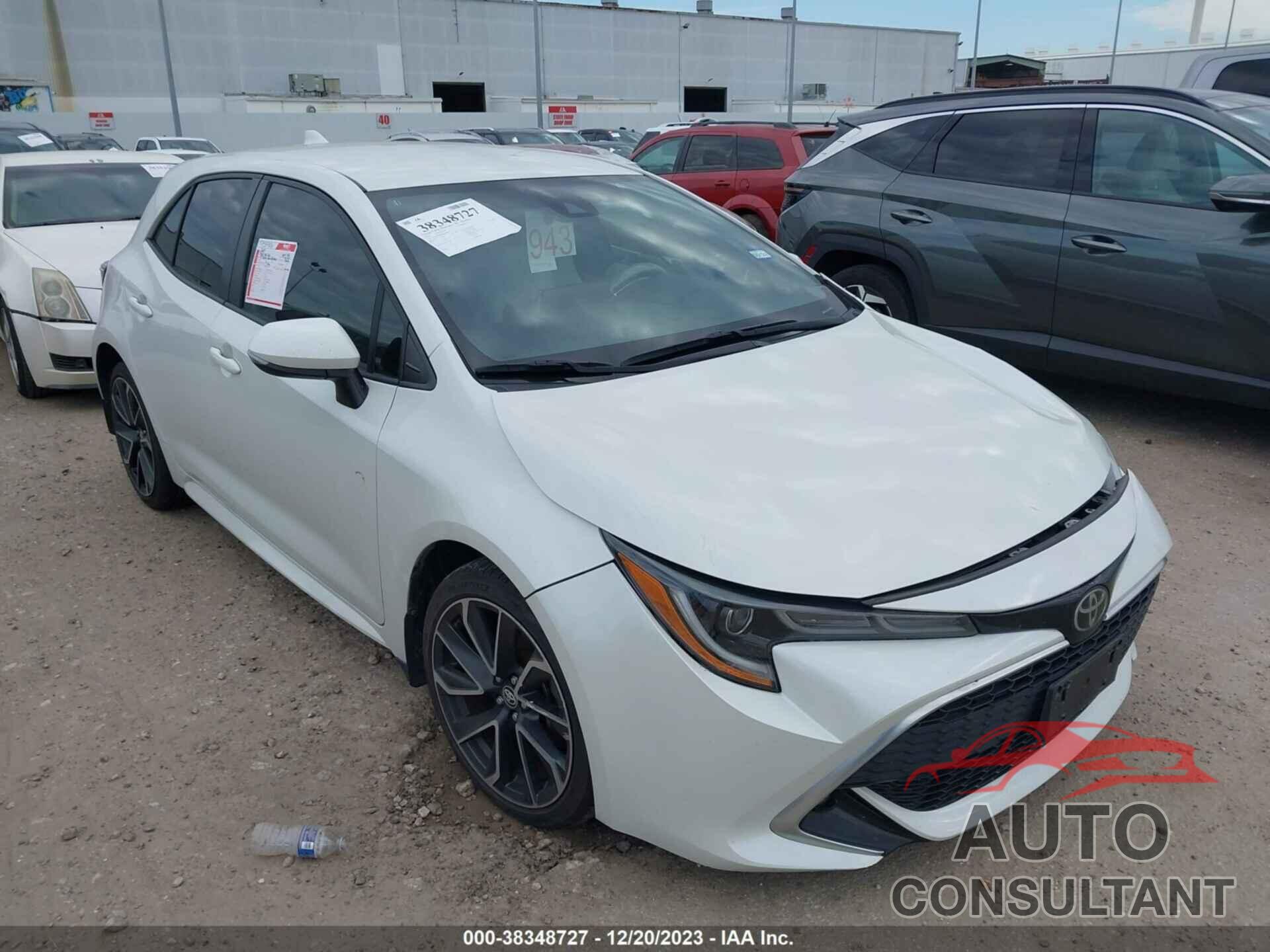 TOYOTA COROLLA 2019 - JTNK4RBE8K3045002