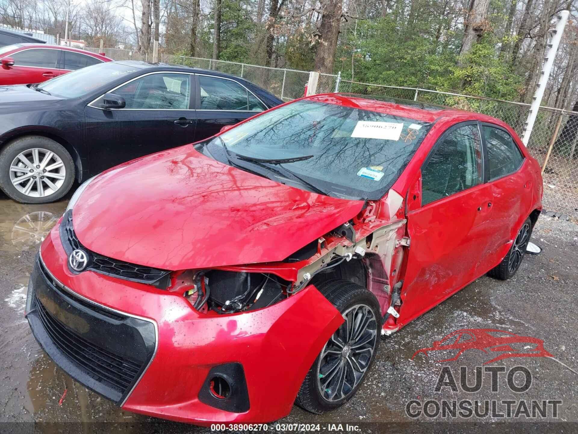 TOYOTA COROLLA 2016 - 2T1BURHE7GC706559