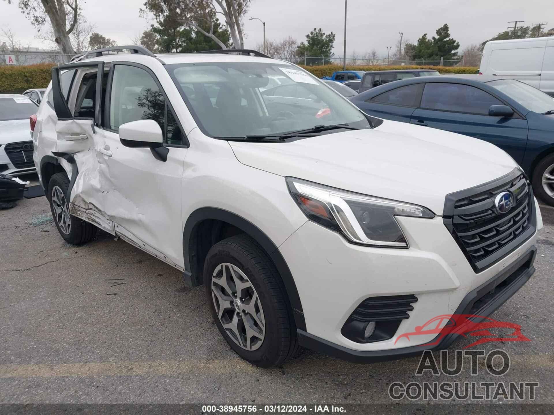 SUBARU FORESTER 2022 - JF2SKAEC3NH403508