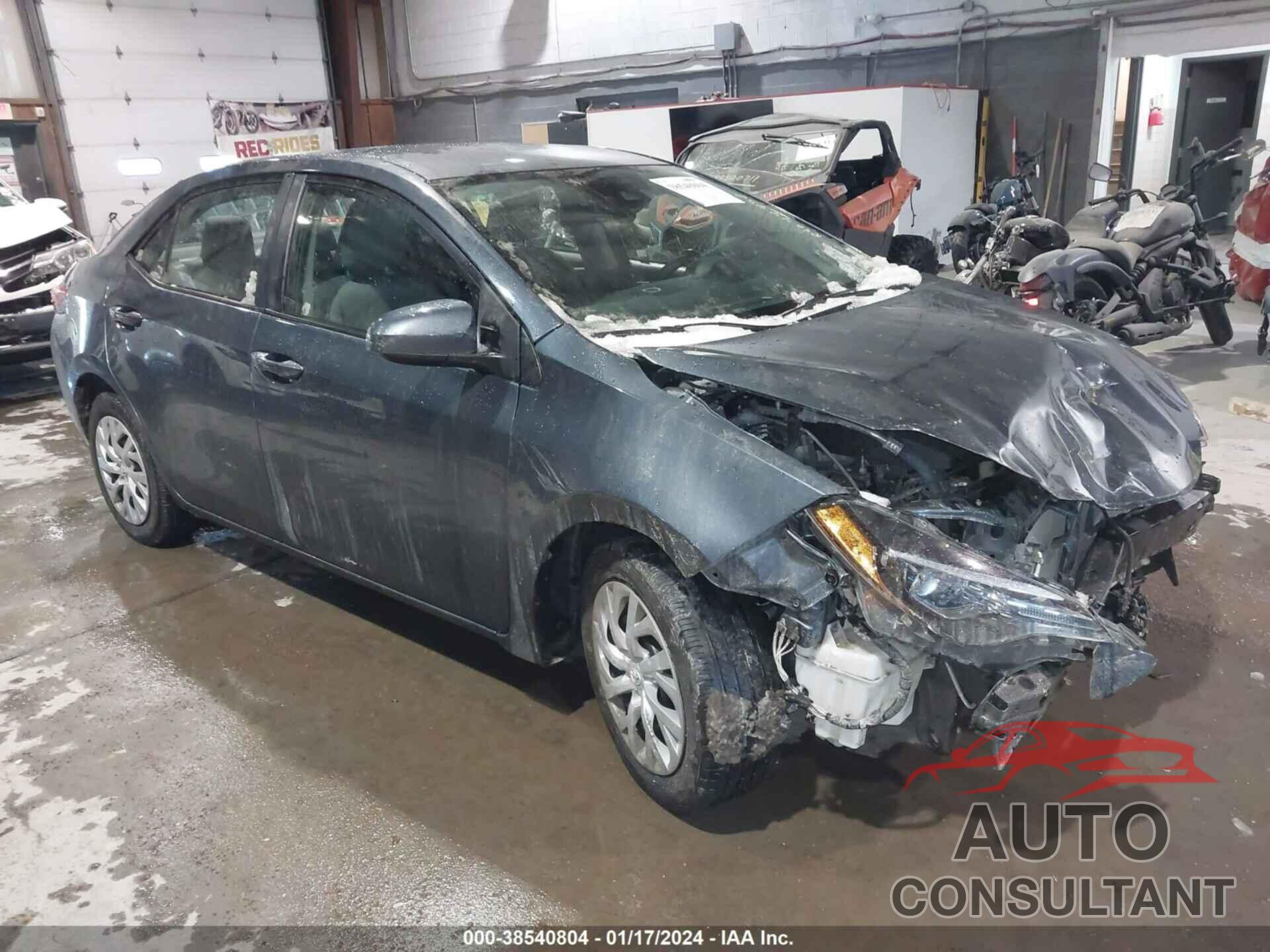 TOYOTA COROLLA 2019 - 2T1BURHE2KC189194