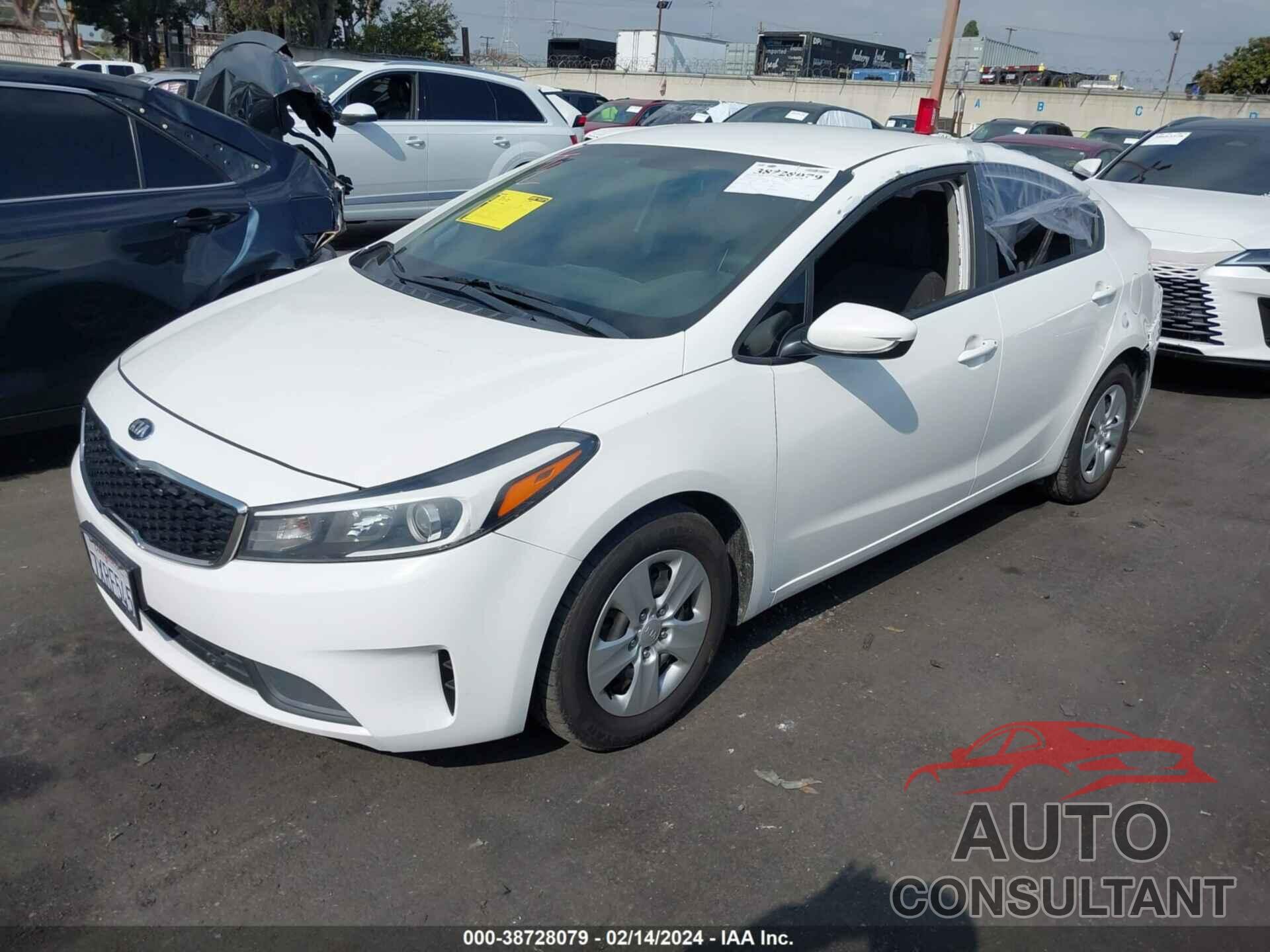 KIA FORTE 2017 - 3KPFK4A77HE061596