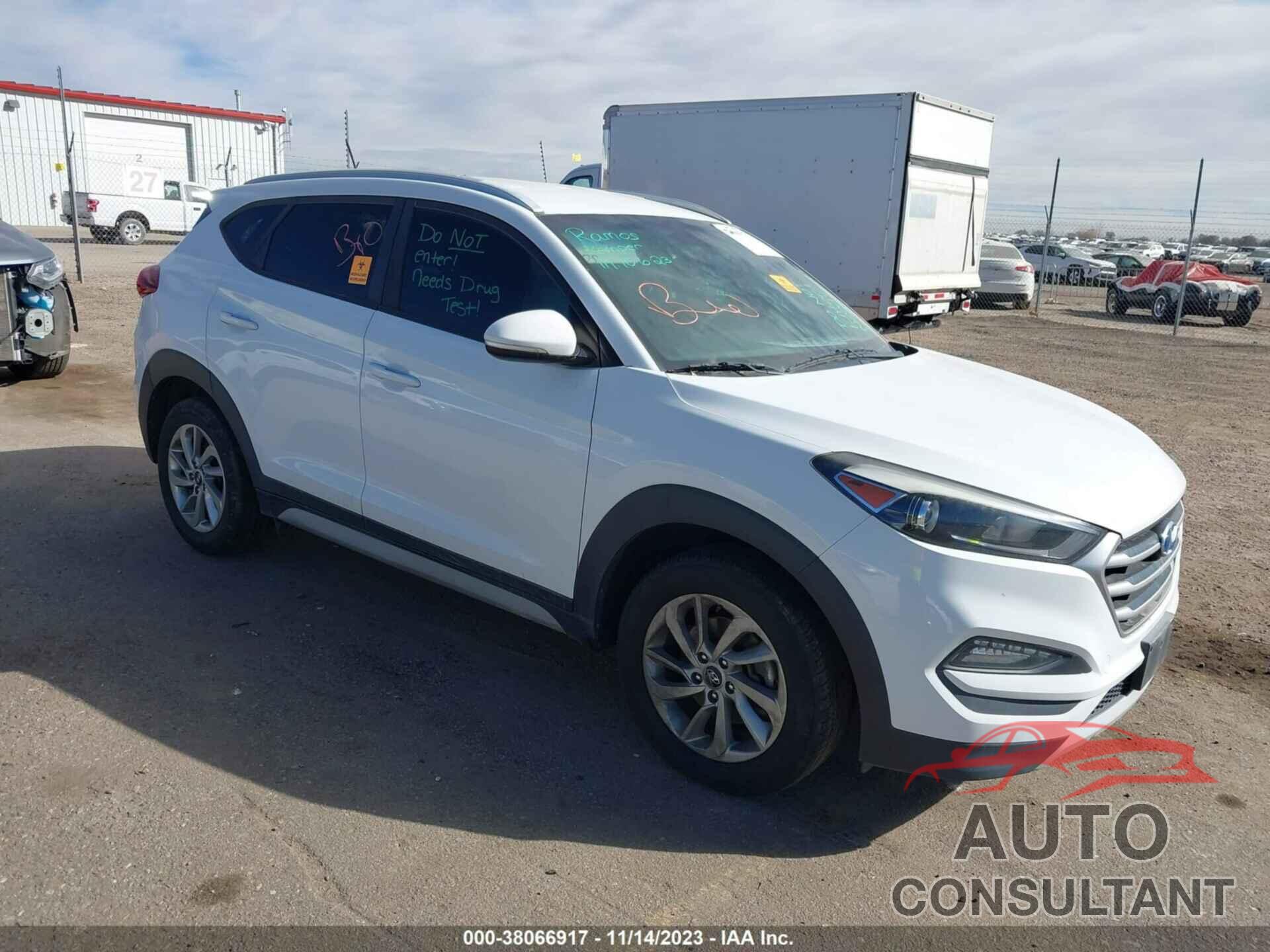 HYUNDAI TUCSON 2017 - KM8J3CA21HU383556