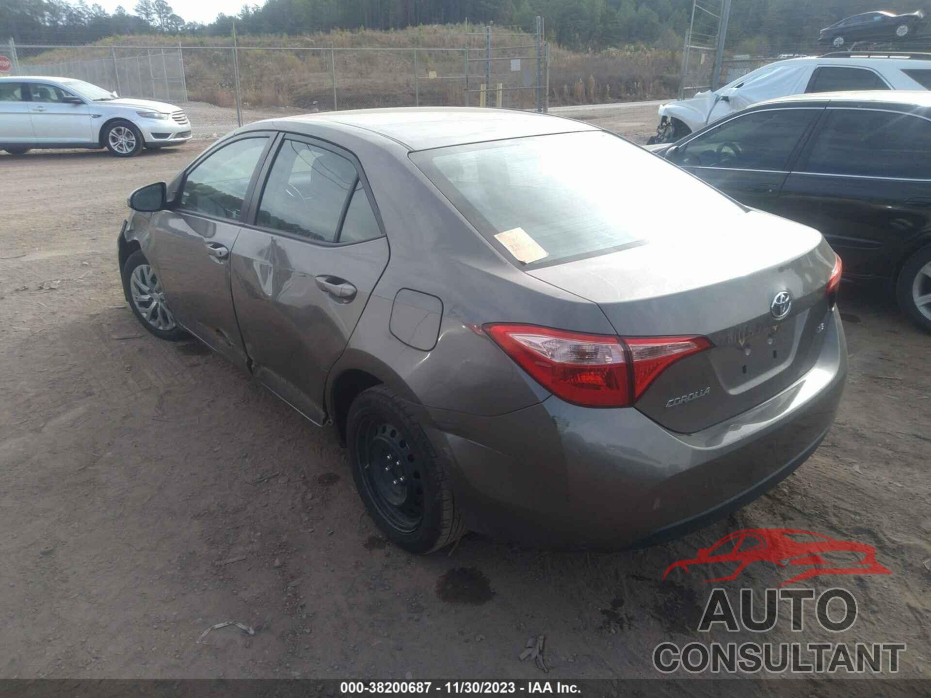 TOYOTA COROLLA 2019 - 2T1BURHE2KC220265