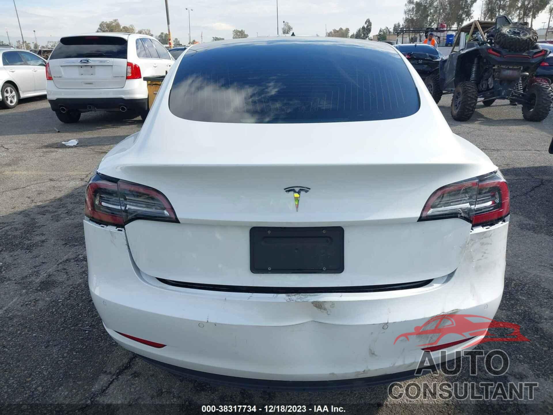 TESLA MODEL 3 2019 - 5YJ3E1EA1KF476591