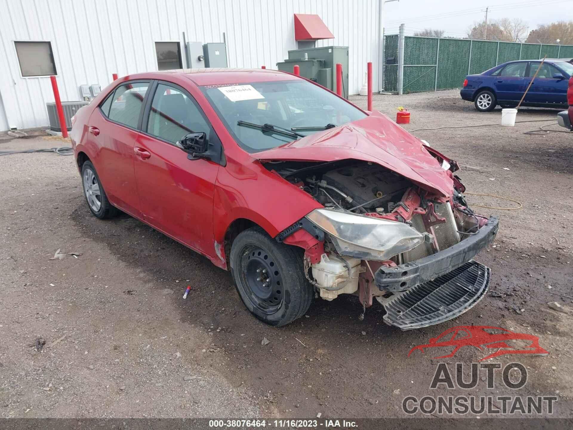 TOYOTA COROLLA 2016 - 5YFBURHE5GP463494