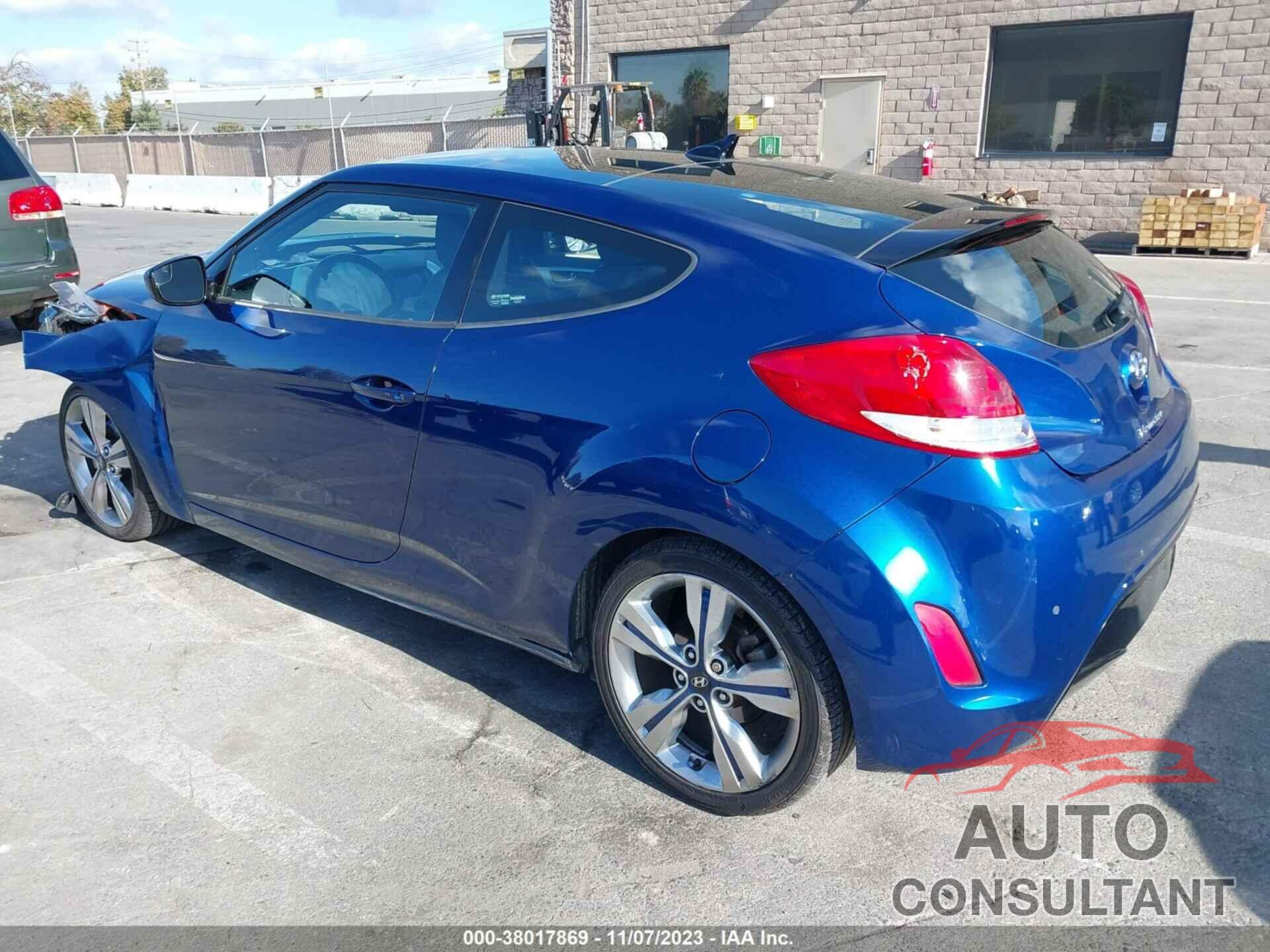 HYUNDAI VELOSTER 2016 - KMHTC6AD5GU248753