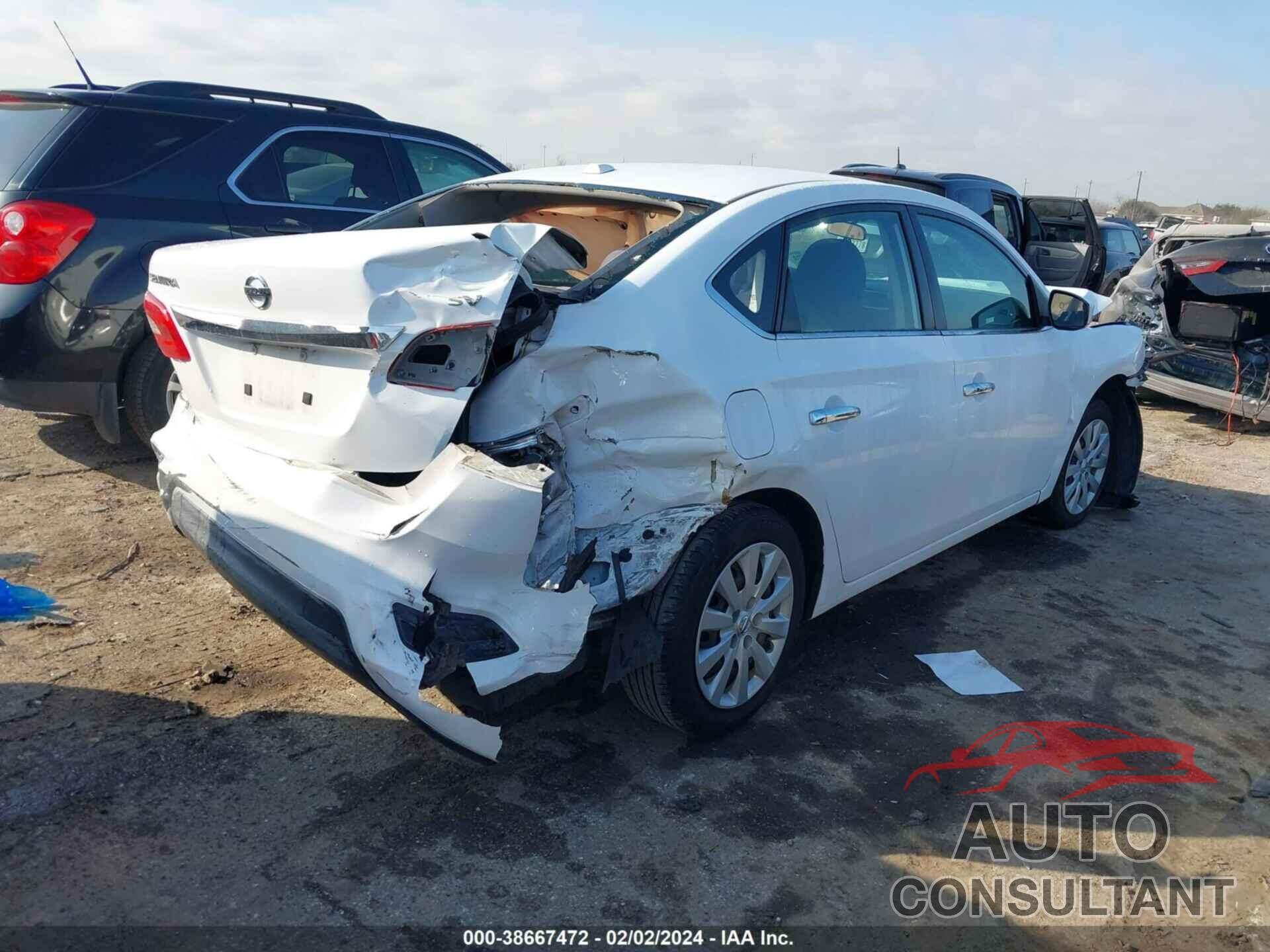 NISSAN SENTRA 2017 - 3N1AB7AP3HY335888