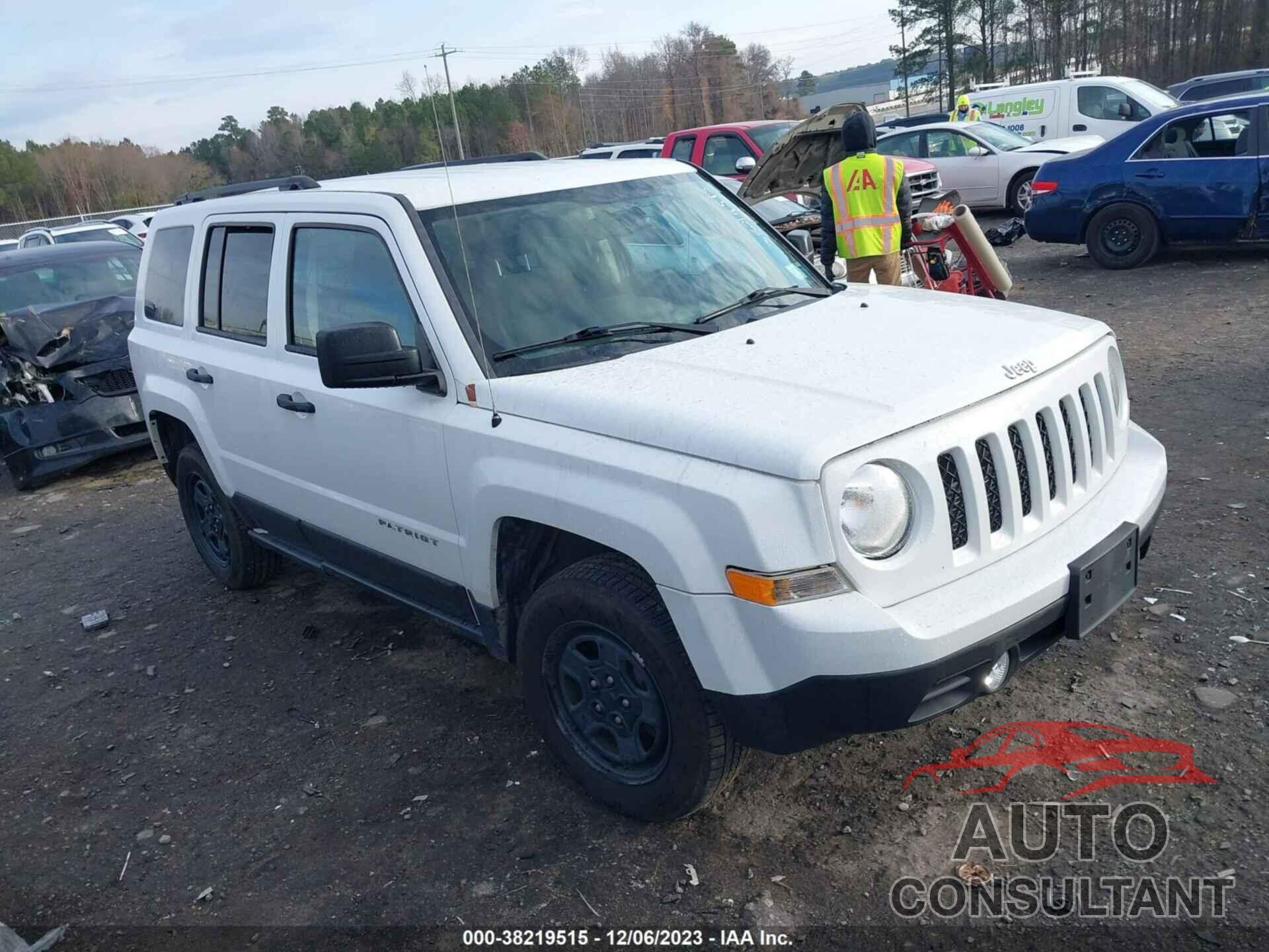 JEEP PATRIOT 2016 - 1C4NJPBB0GD774696