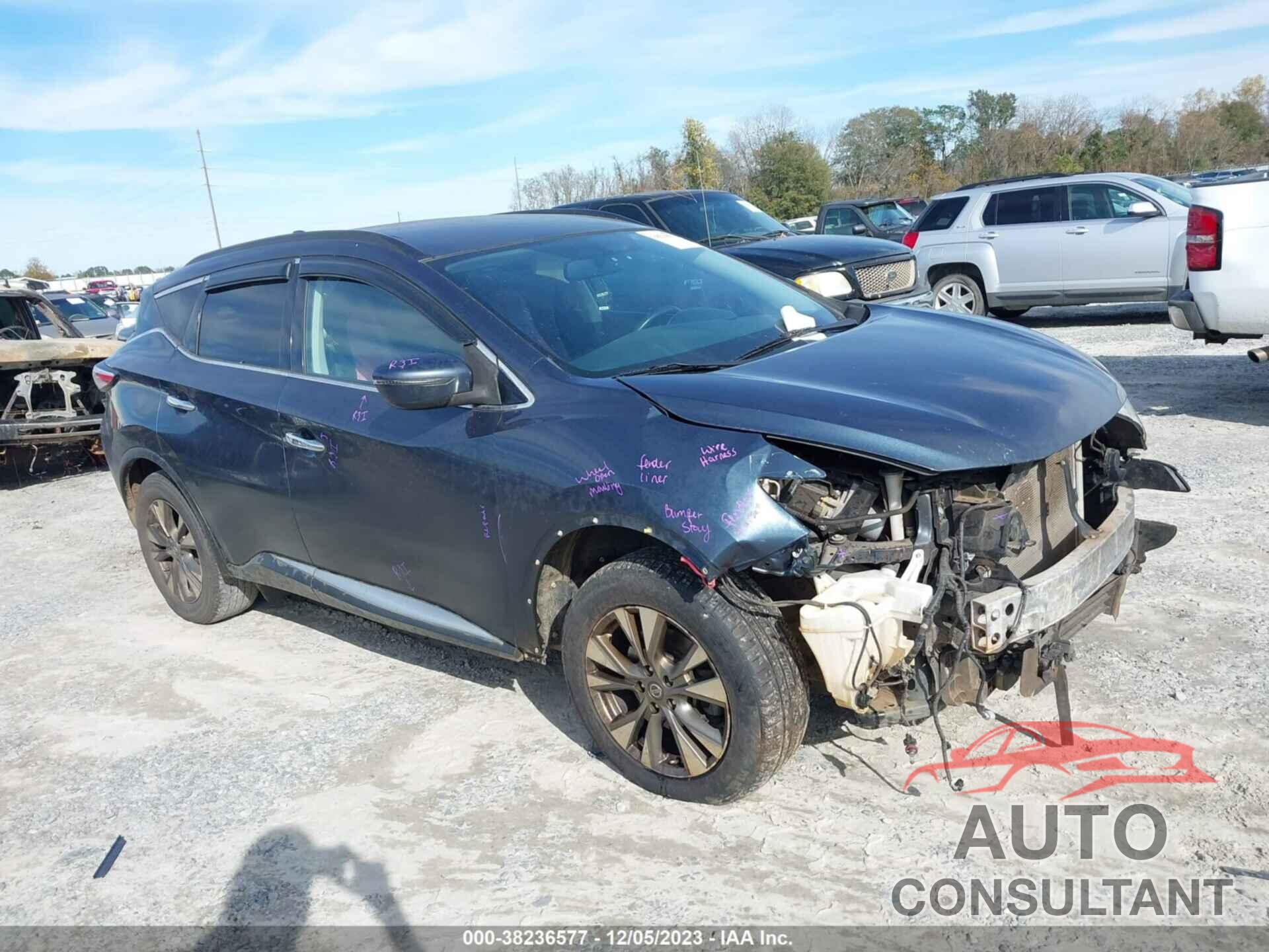 NISSAN MURANO 2018 - 5N1AZ2MG1JN122055