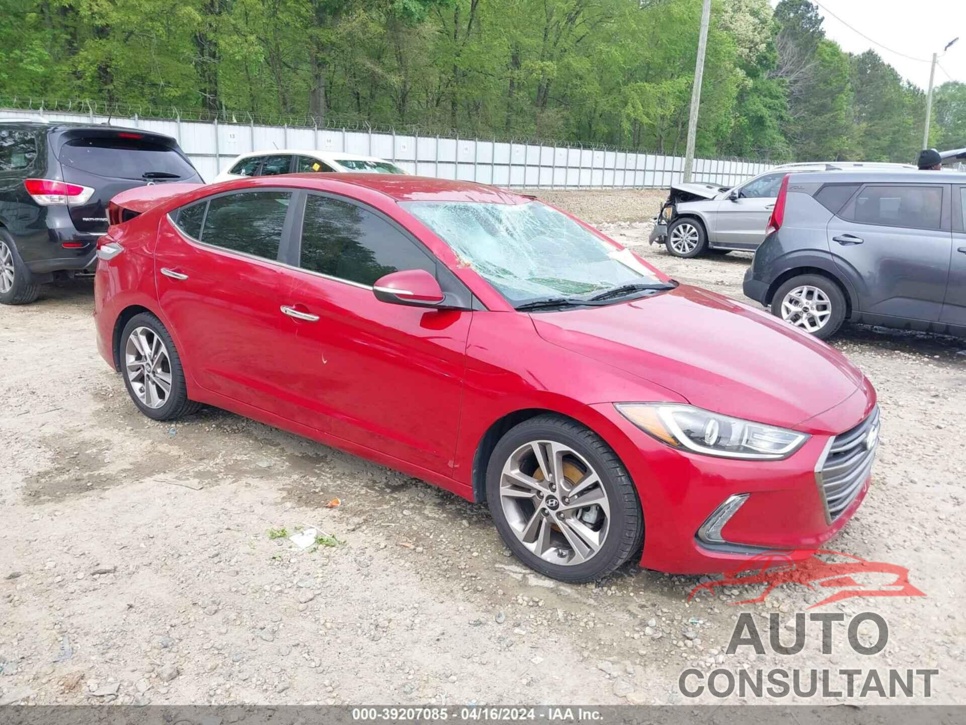 HYUNDAI ELANTRA 2017 - 5NPD84LF5HH016646