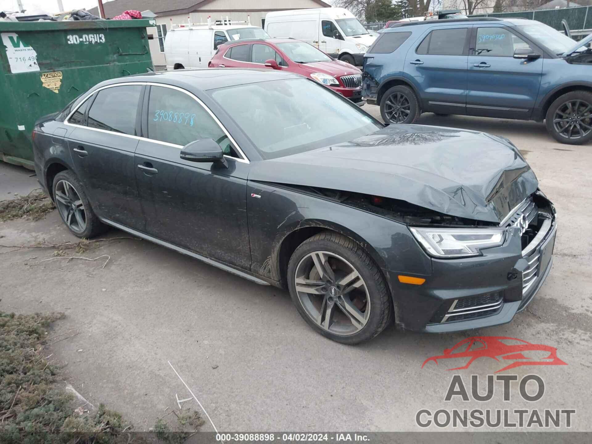 AUDI A4 2017 - WAUENAF41HN001094