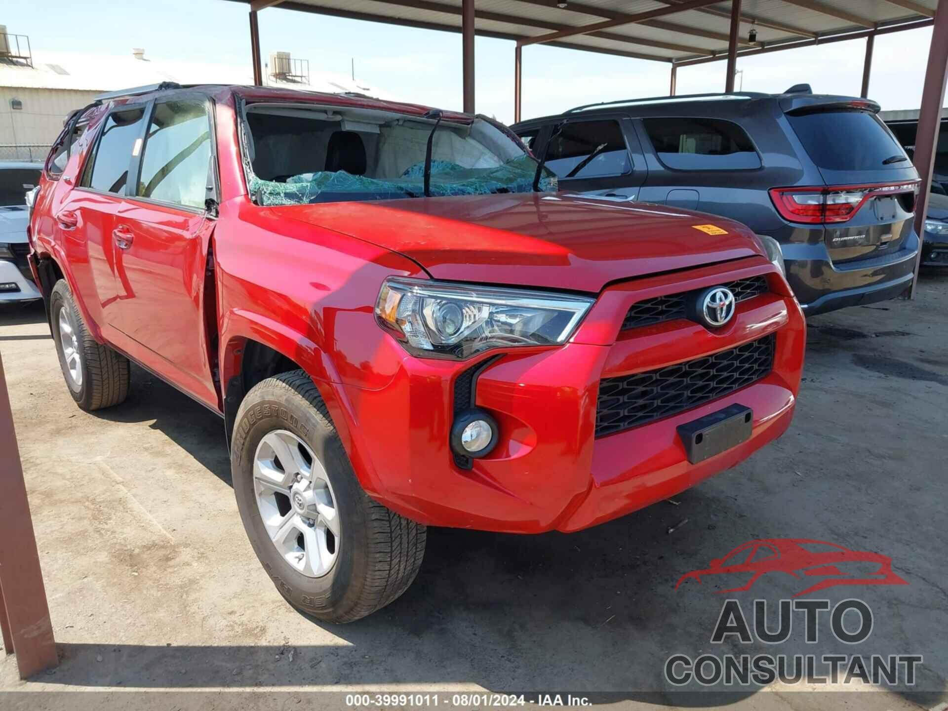 TOYOTA 4RUNNER 2016 - JTEZU5JR7G5130114