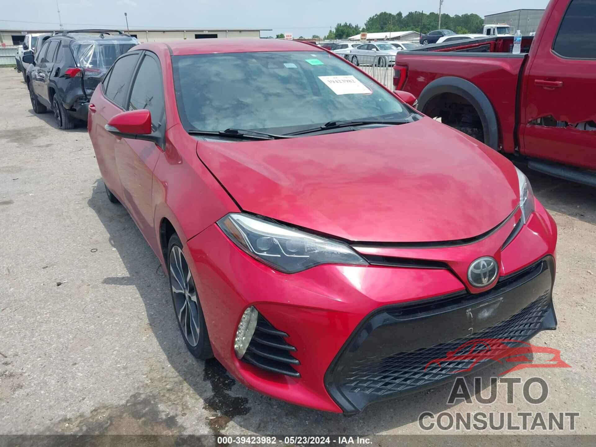 TOYOTA COROLLA 2018 - 5YFBURHE4JP766872