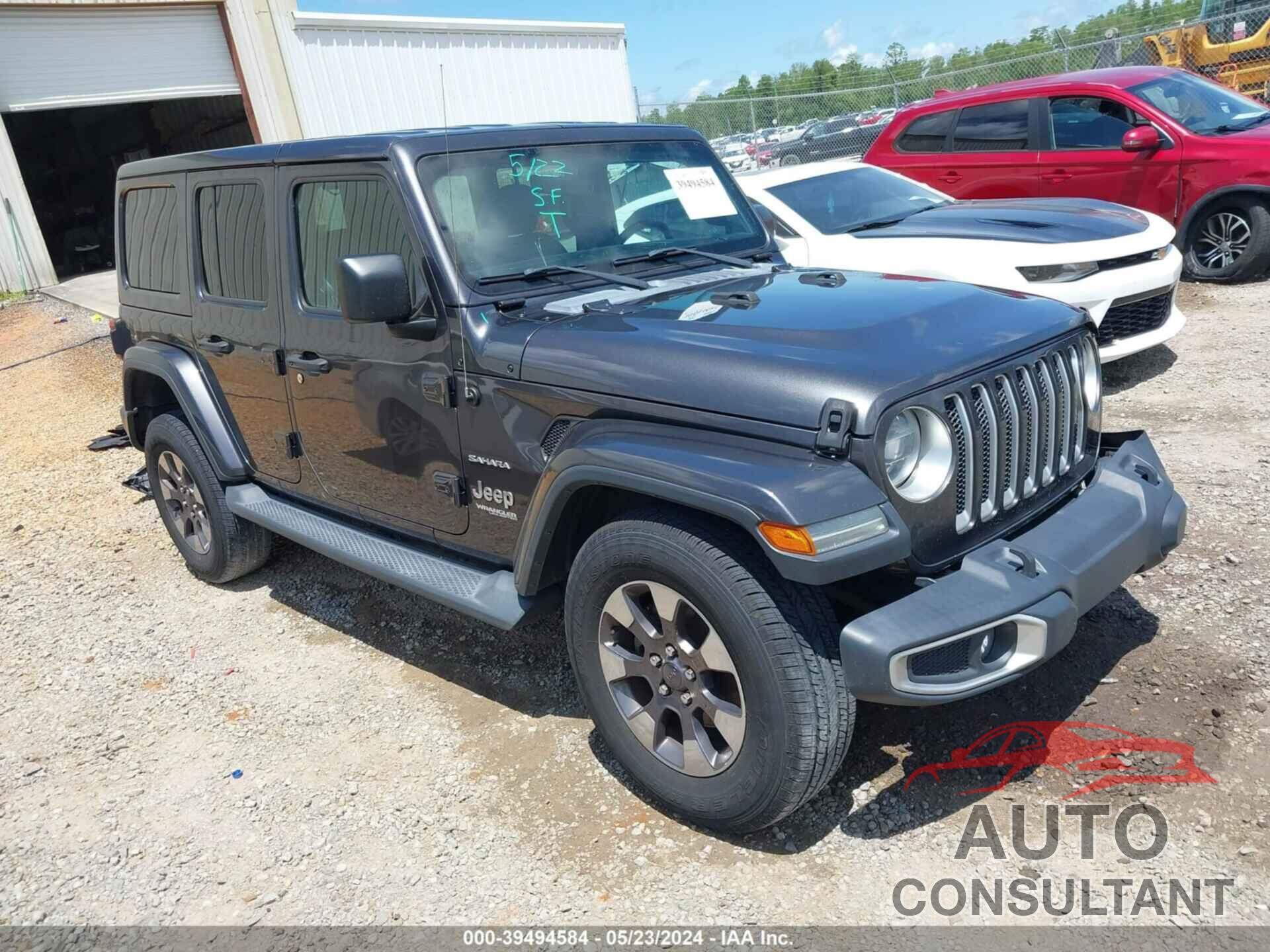JEEP WRANGLER UNLIMITED 2018 - 1C4HJXEG4JW165711