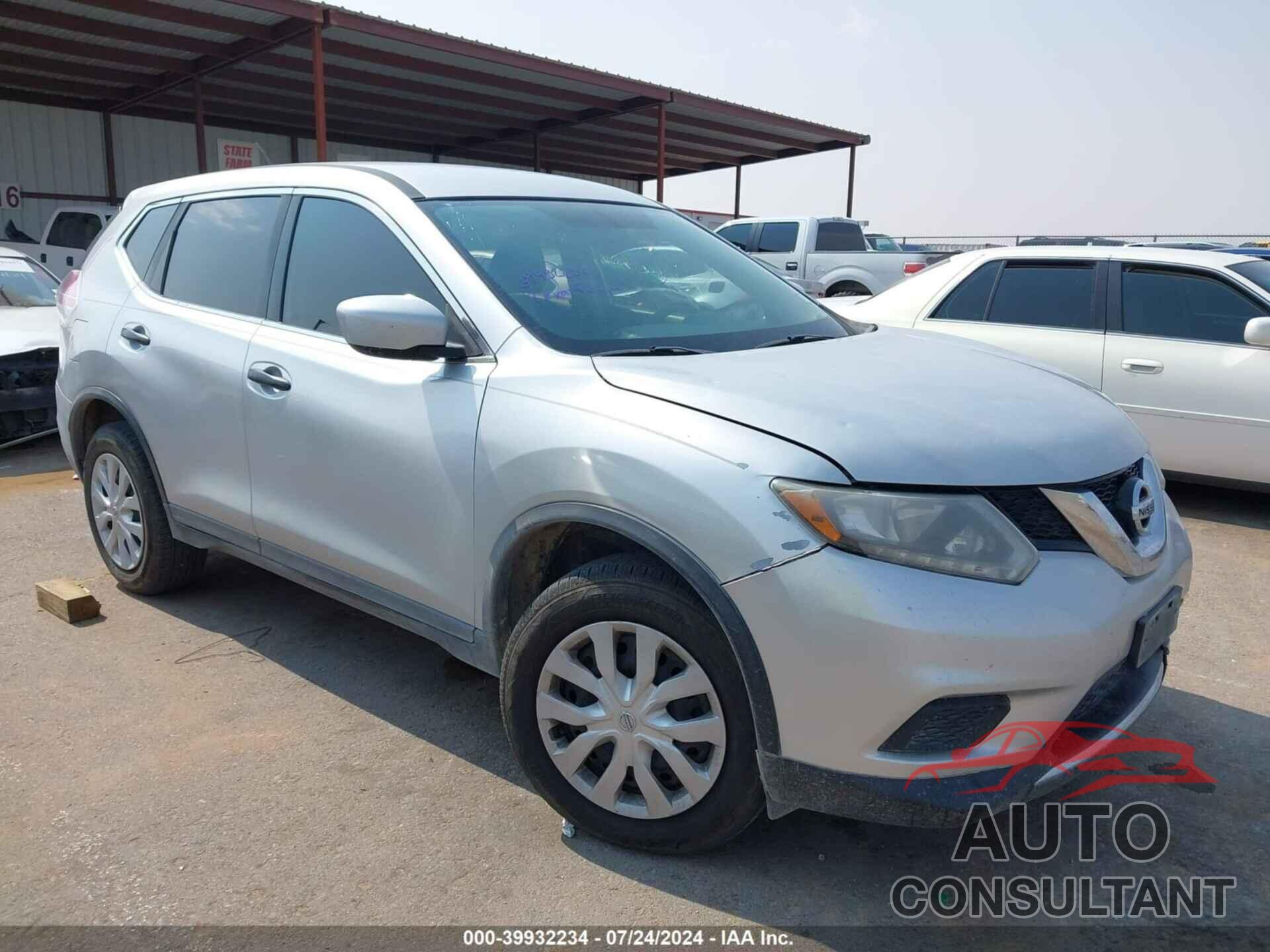 NISSAN ROGUE 2016 - KNMAT2MT6GP690382