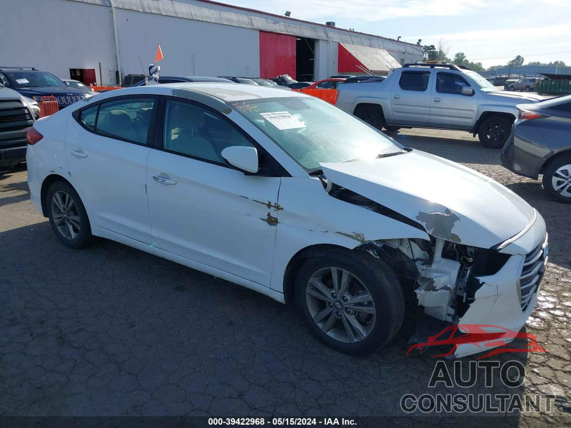 HYUNDAI ELANTRA 2017 - 5NPD84LF3HH178937