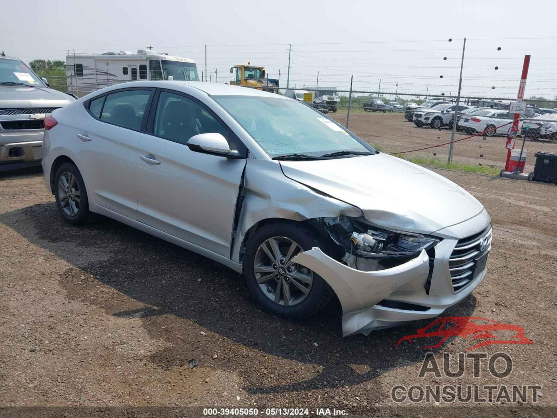 HYUNDAI ELANTRA 2018 - 5NPD84LF1JH395960