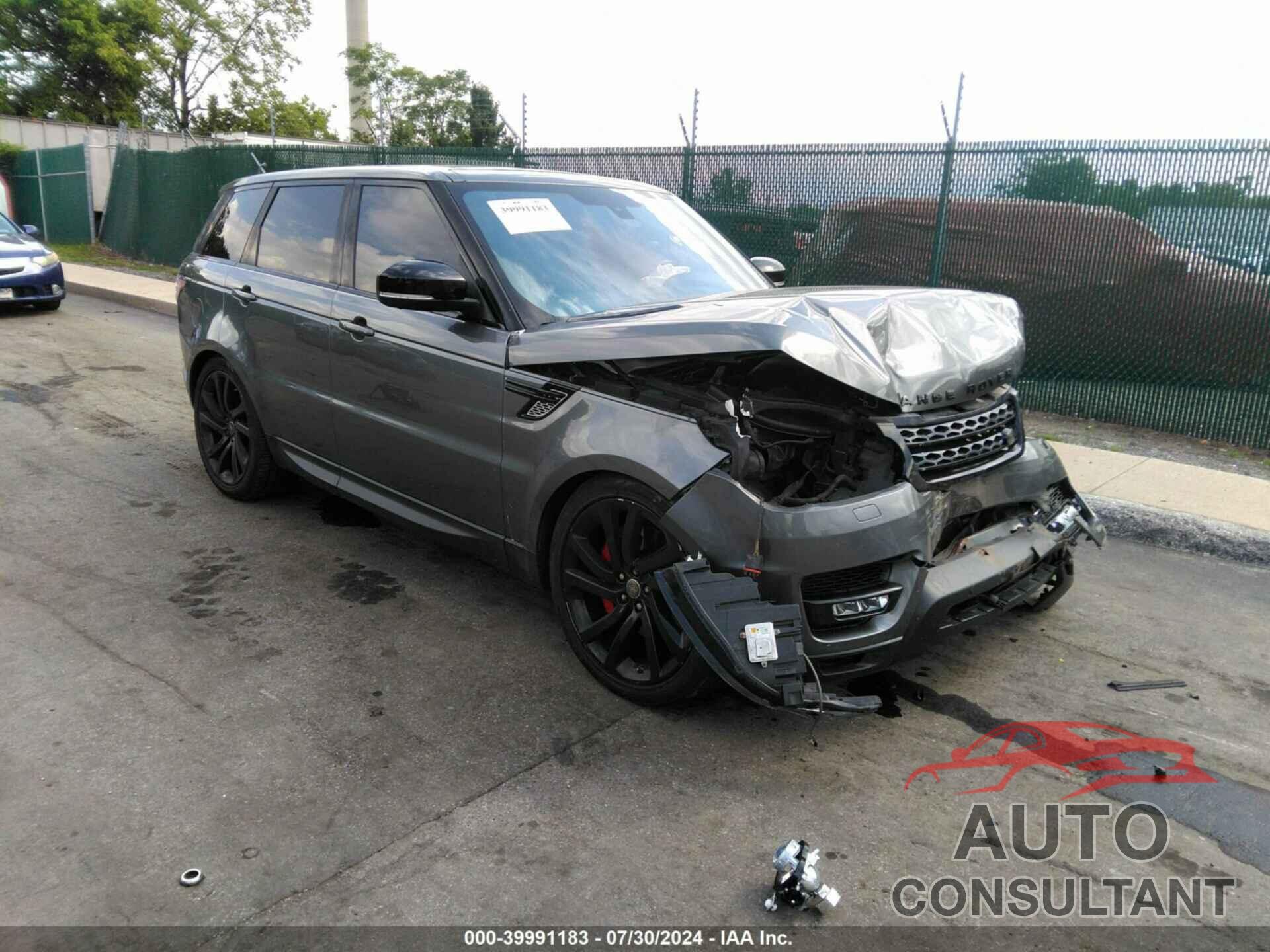 LAND ROVER RANGE ROVER SPORT 2016 - SALWR2EFXGA106297