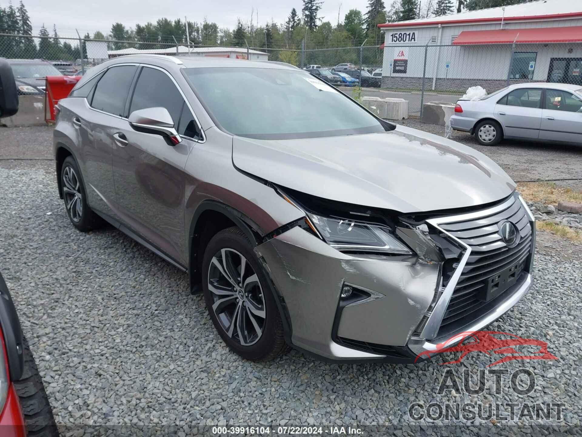 LEXUS RX 350 2018 - 2T2BZMCA7JC143668