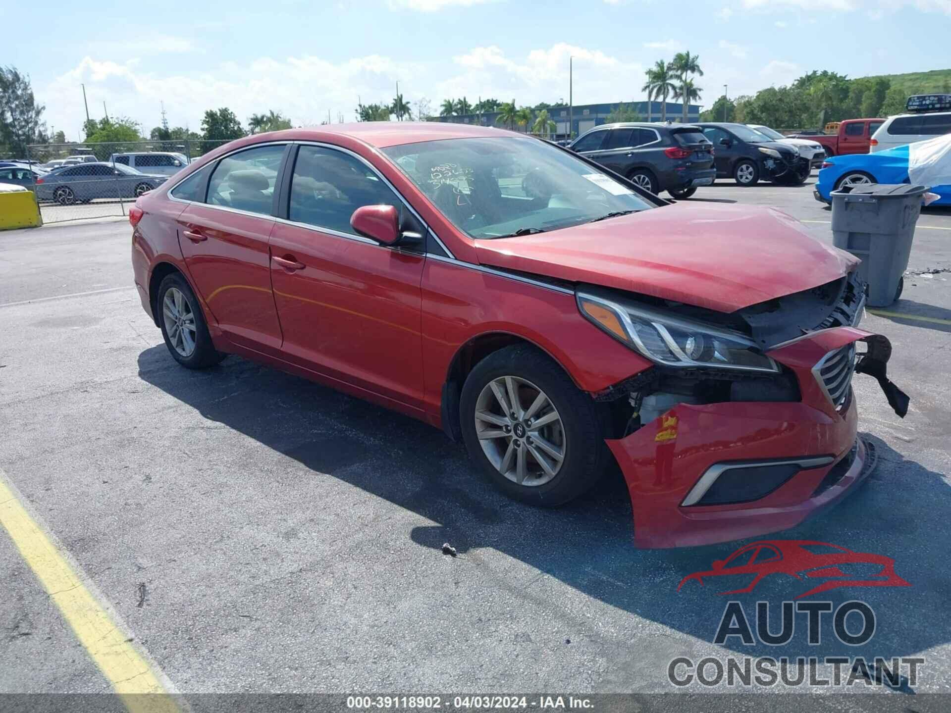 HYUNDAI SONATA 2017 - 5NPE24AF9HH450500