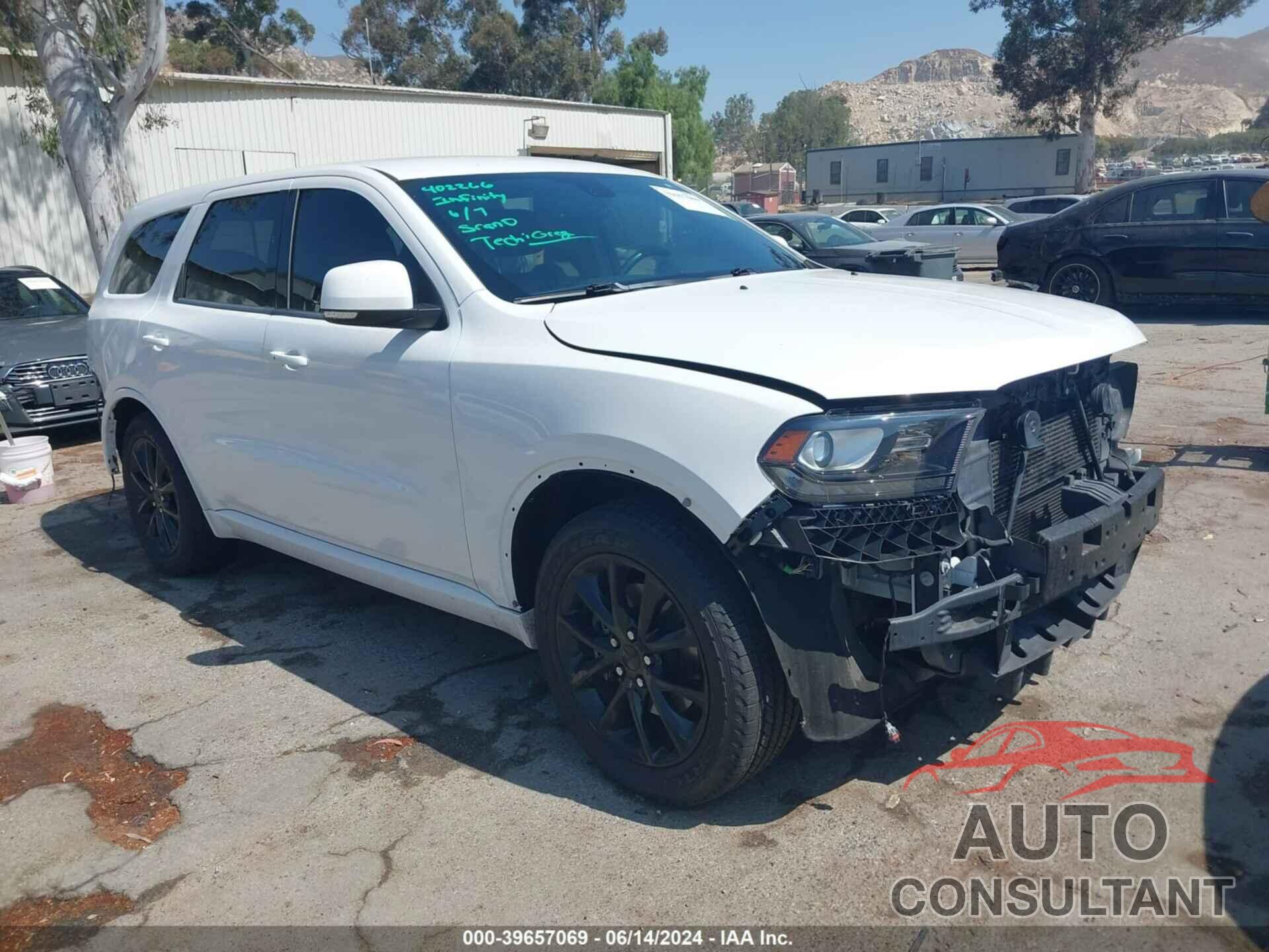 DODGE DURANGO 2017 - 1C4SDHCTXHC921265