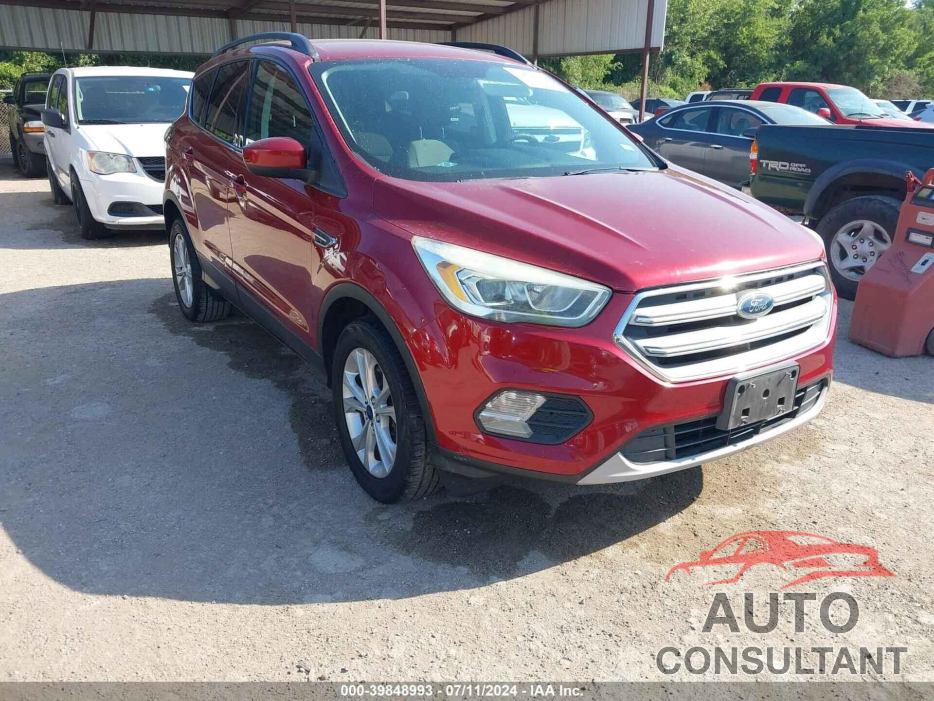 FORD ESCAPE 2017 - 1FMCU9GD2HUA23908