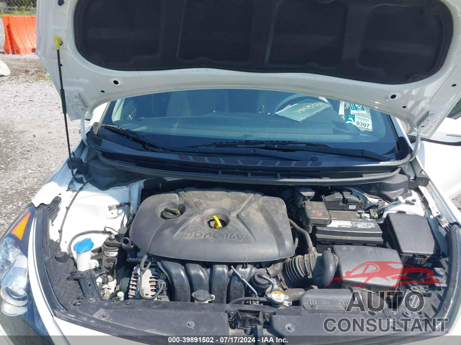 KIA FORTE 2016 - KNAFX4A69G5553319