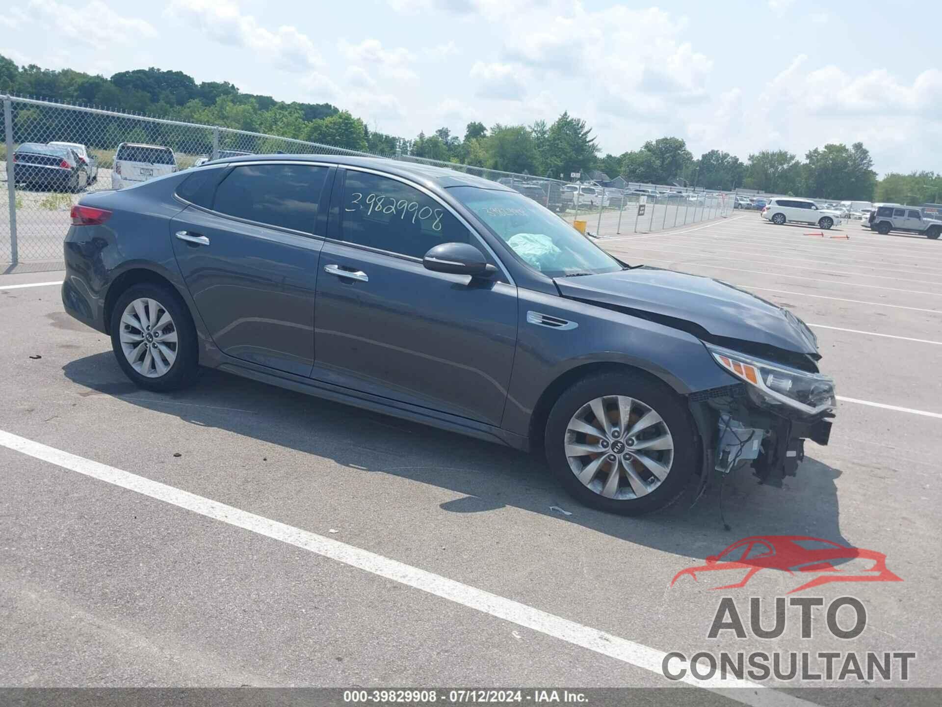 KIA OPTIMA 2018 - 5XXGT4L37JG227866