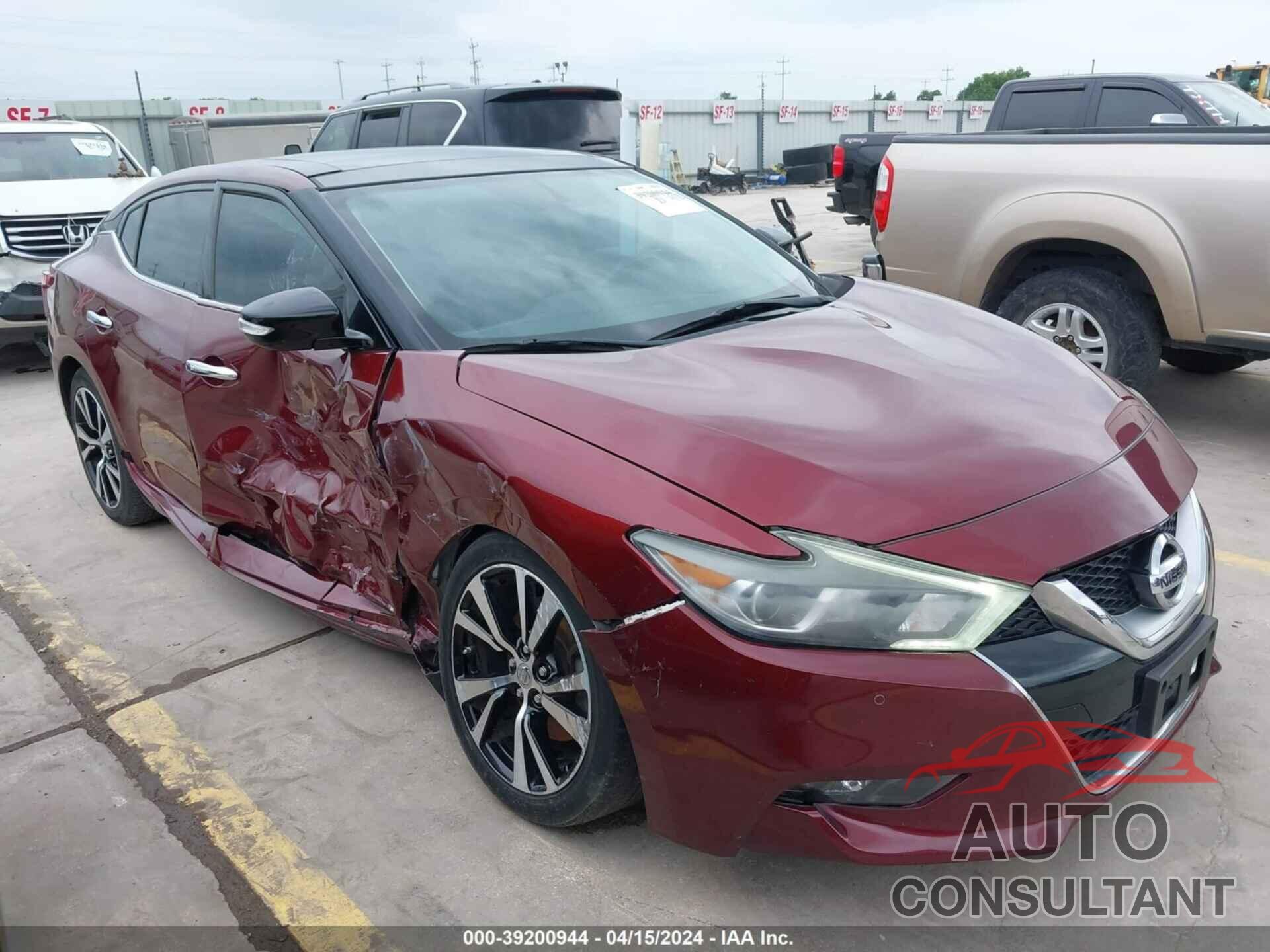 NISSAN MAXIMA 2017 - 1N4AA6AP6HC452227