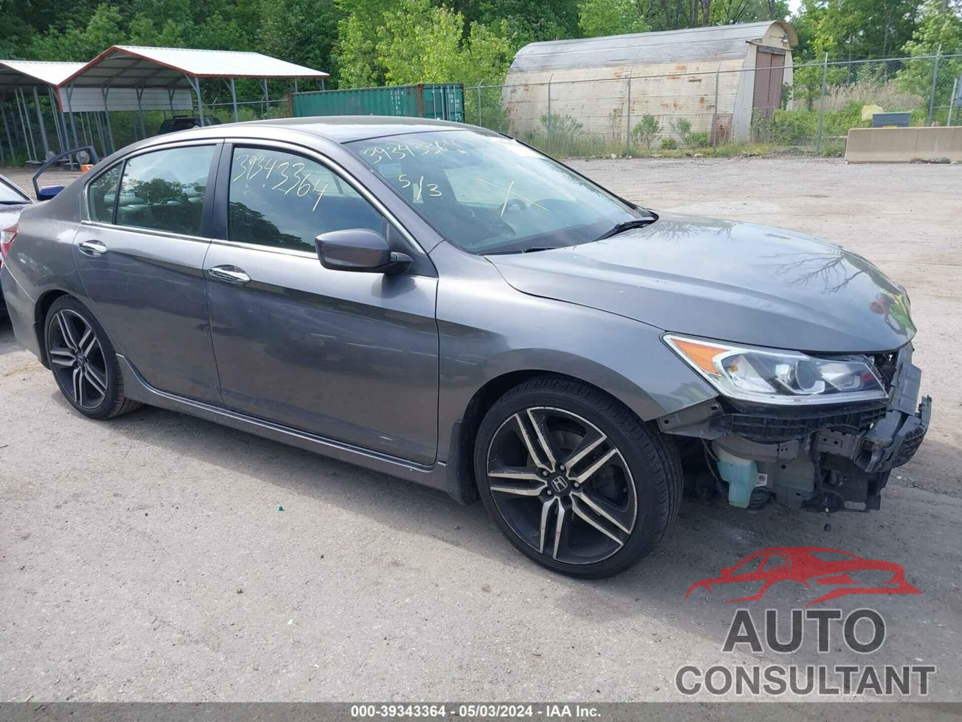 HONDA ACCORD 2017 - 1HGCR2F52HA016080