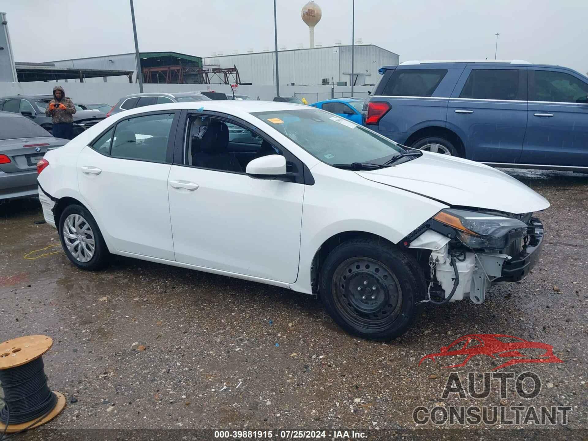 TOYOTA COROLLA 2019 - 5YFBURHE7KP870905