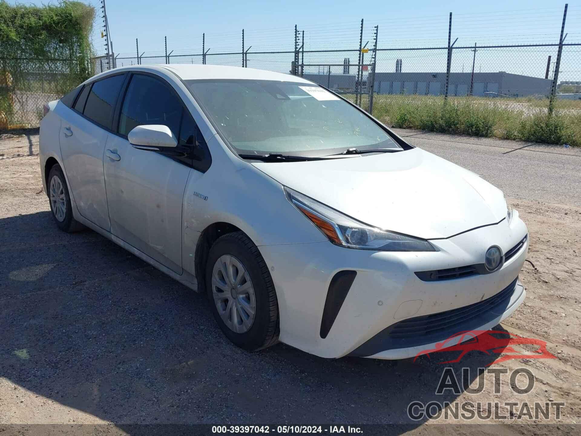 TOYOTA PRIUS 2020 - JTDKARFU9L3111329