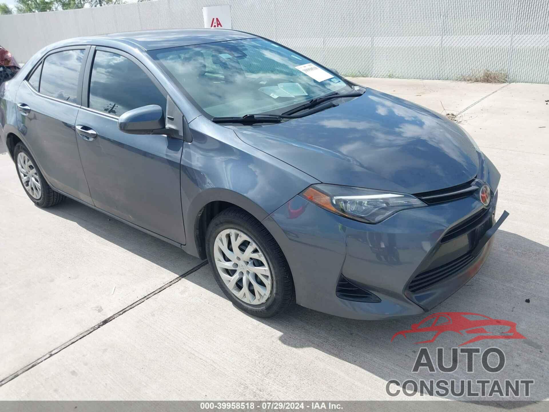 TOYOTA COROLLA 2018 - 5YFBURHE7JP850720